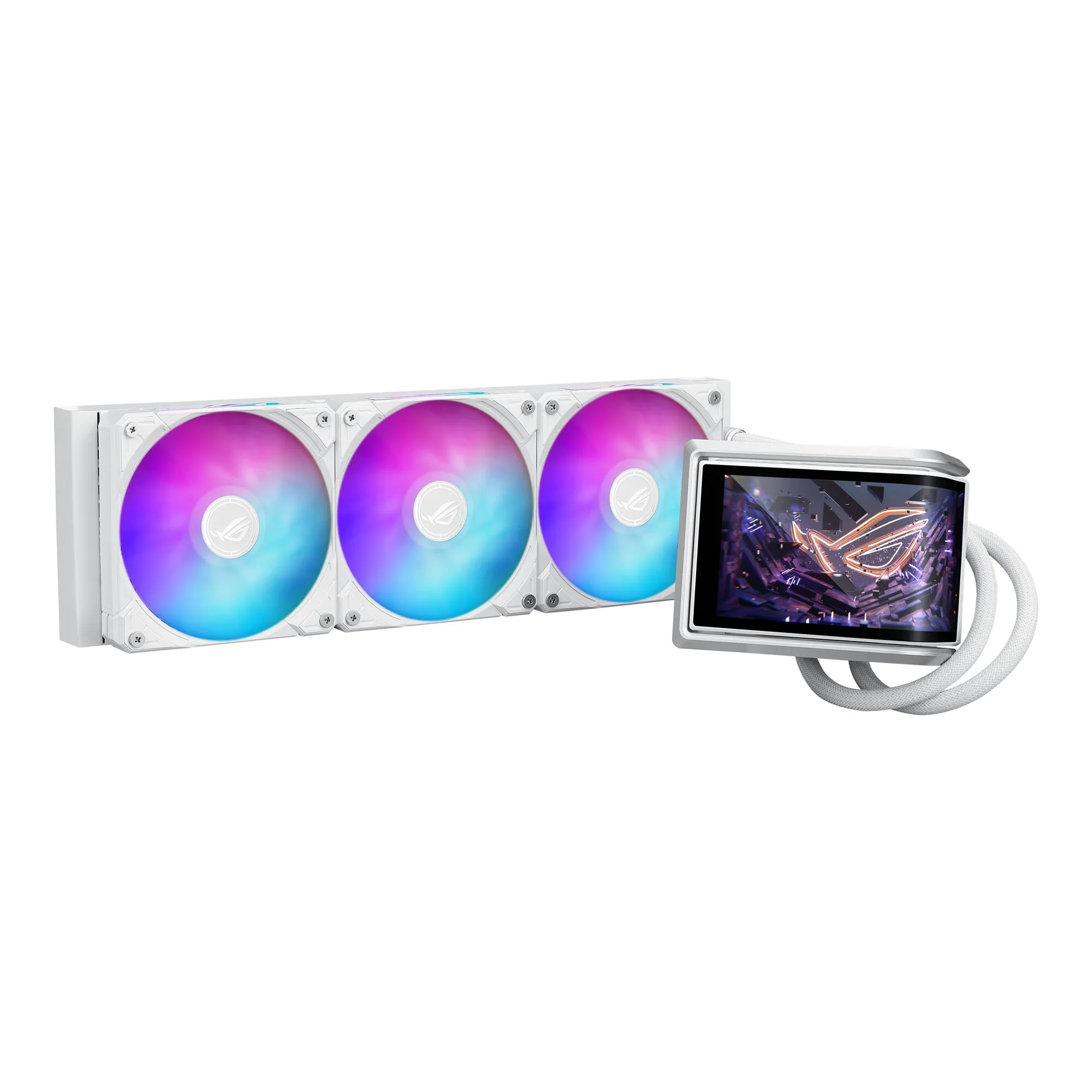 ASUS ROG RYUO IV 360 ARGB WHT Prozessor All-in-One-Flüssigkeitskühler 12 cm Weiß – Bild 7