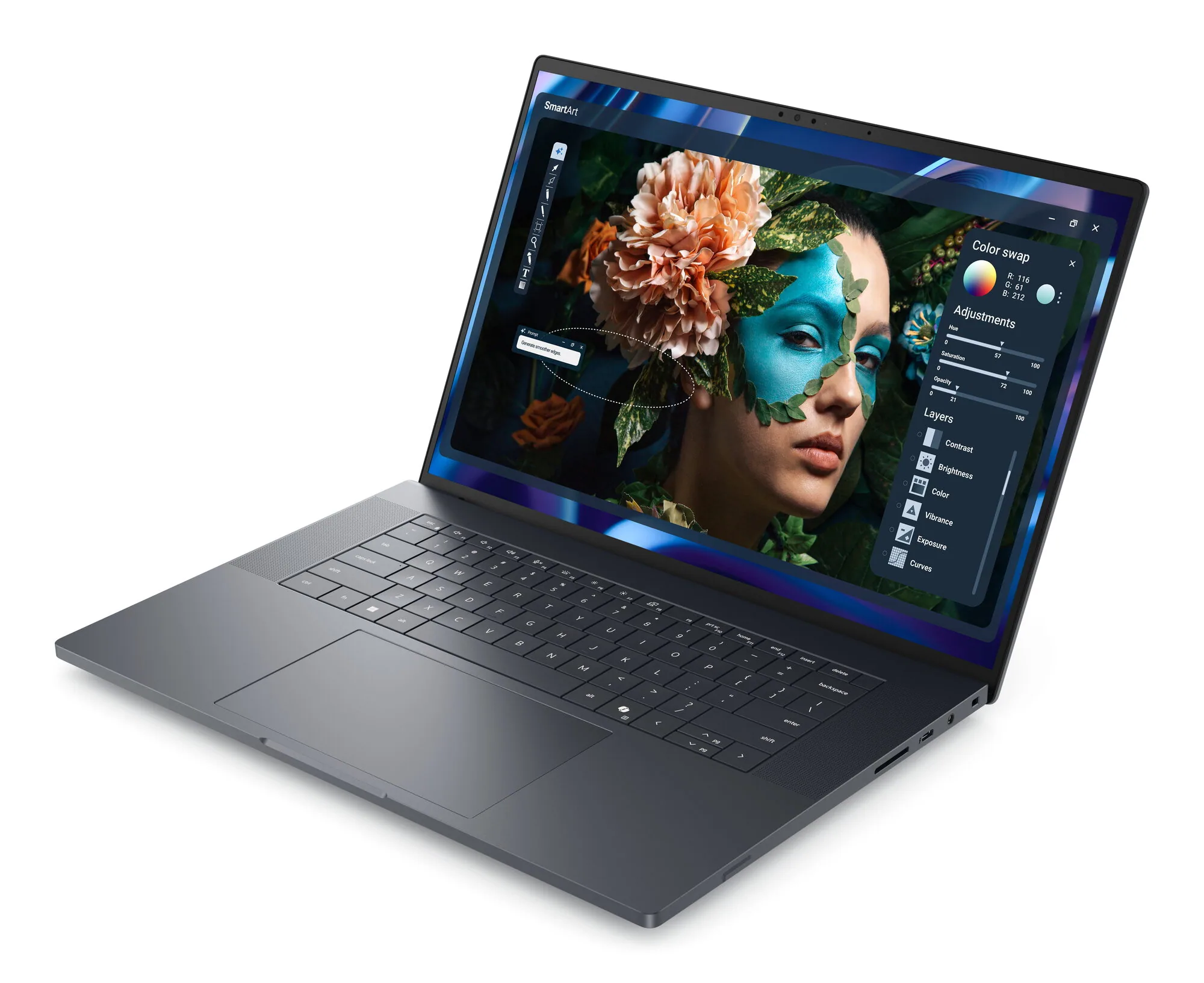 DELL Pro Precision 7 16 PW716260 Copilot+ PC Intel Core Ultra 9 386H Mobiler Arbeitsplatz 40,6 cm (16") WUXGA 64 GB – Bild 3