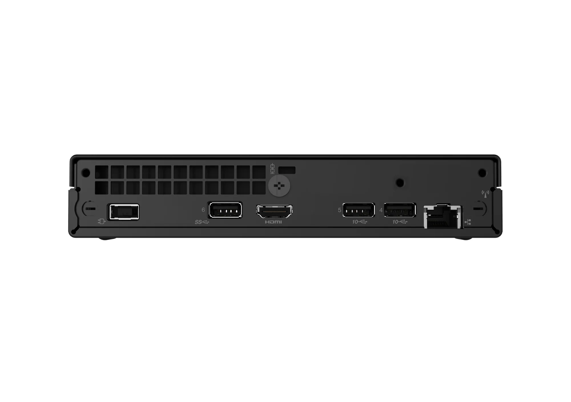 Lenovo ThinkSmart Tiny Kit Intel® Core™ i3 i3-13100T 16 GB DDR4-SDRAM 256 GB SSD Windows 11 IoT Enterprise Mini PC Mini-PC Schwarz – Bild 5