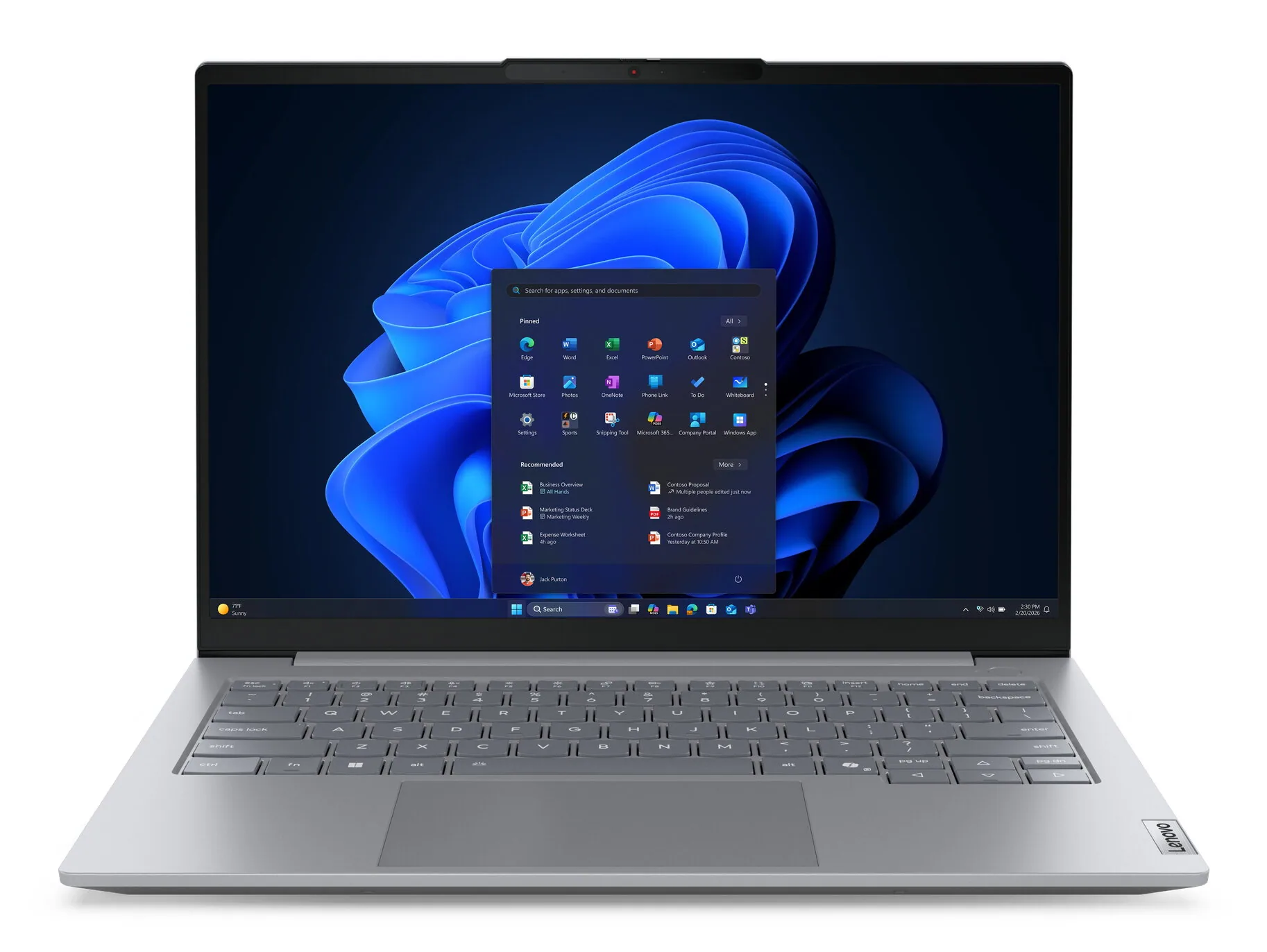 Lenovo ThinkBook 14 G9 AHP AMD Ryzen™ 5 220 Laptop 35,6 cm (14") WUXGA 16 GB DDR5-SDRAM 512 GB SSD Wi-Fi 7 (802.11be) Windows 11 Pro Grau Deutsch – Bild 1