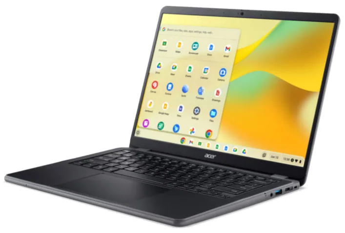 Acer Chromebook C937-TCO-C36K Intel® N N150 35,6 cm (14") WUXGA 16 GB 128 GB eMMC Wi-Fi 6E (802.11ax) ChromeOS Schwarz – Bild 1