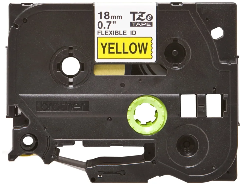 Brother TZE-FX641 Etiketten erstellendes Band Schwarz auf gelb TZ – Bild 2
