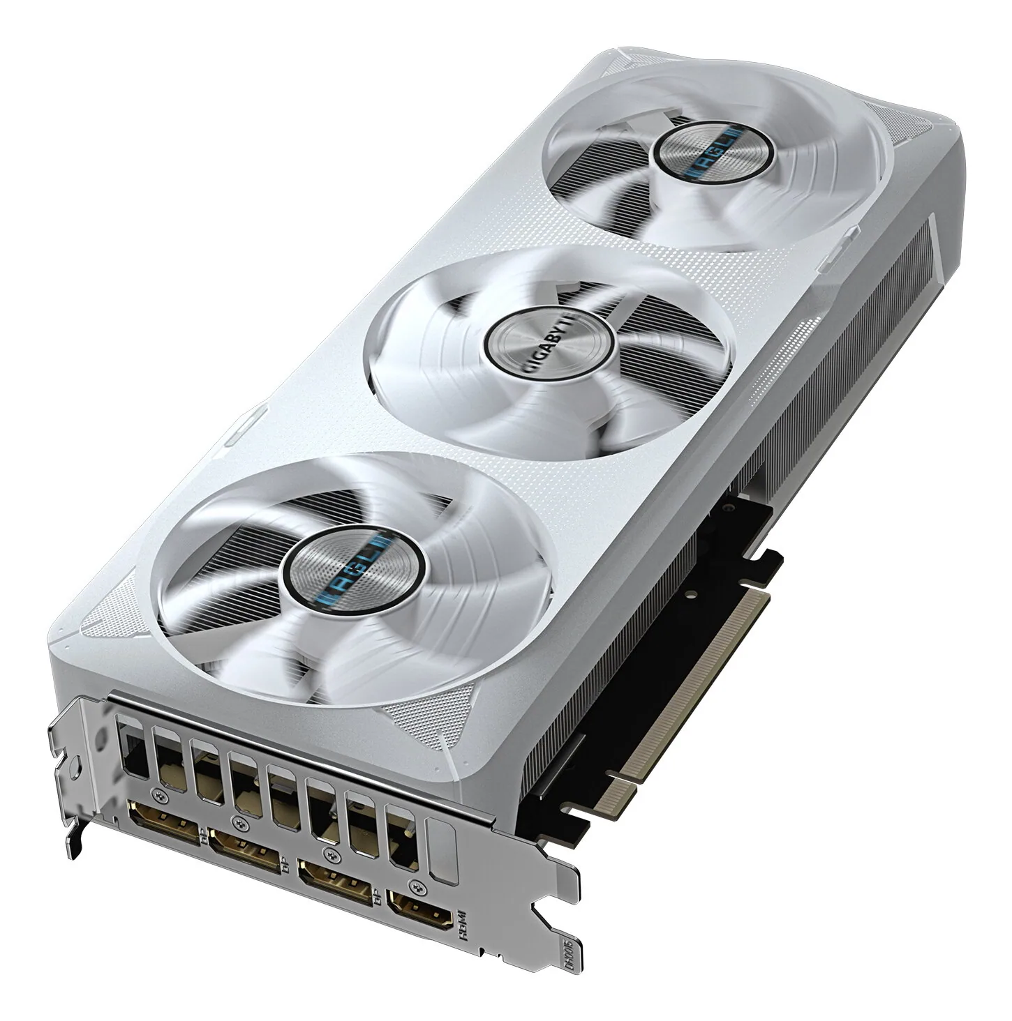 GIGABYTE GeForce RTX 5070 EAGLE OC ICE SFF 12G Grafikkarte - 12GB GDDR7, 192 Bit, PCI-E 5.0, 2587 MHz Core Clock, 3 x DP 2.1a, 1 x HDMI 2.1b, NVIDIA DLSS 4, GV-N5070EAGLEOC ICE-12GD – Bild 4
