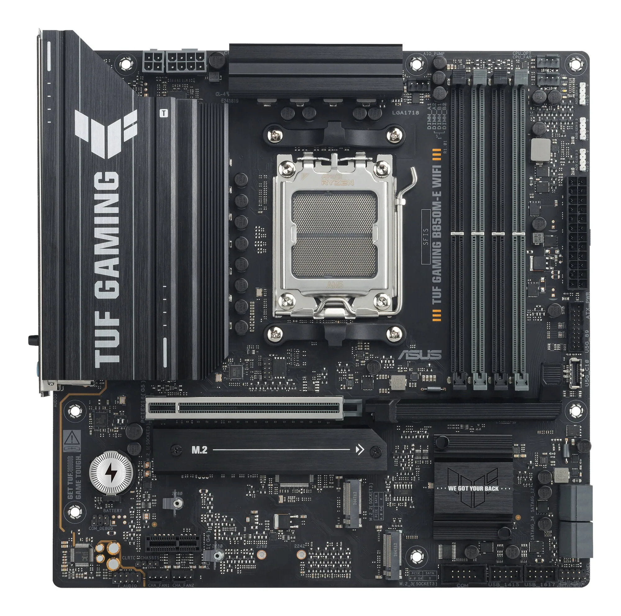 ASUS TUF GAMING B850M-E WIFI AMD B850 Sockel AM5 micro ATX – Bild 3