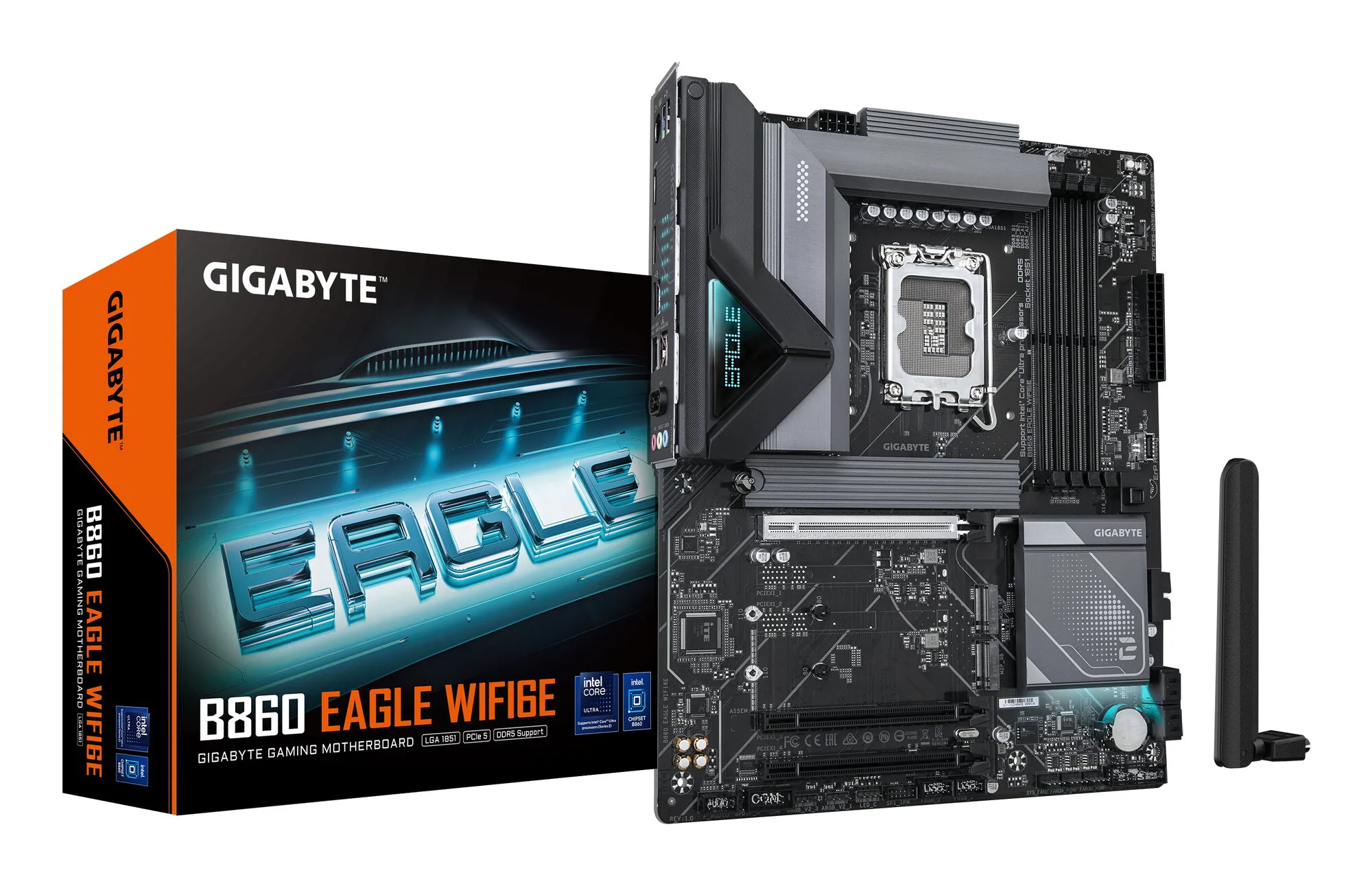 GIGABYTE B860 EAGLE WIFI6E Mainboard – Bild 1