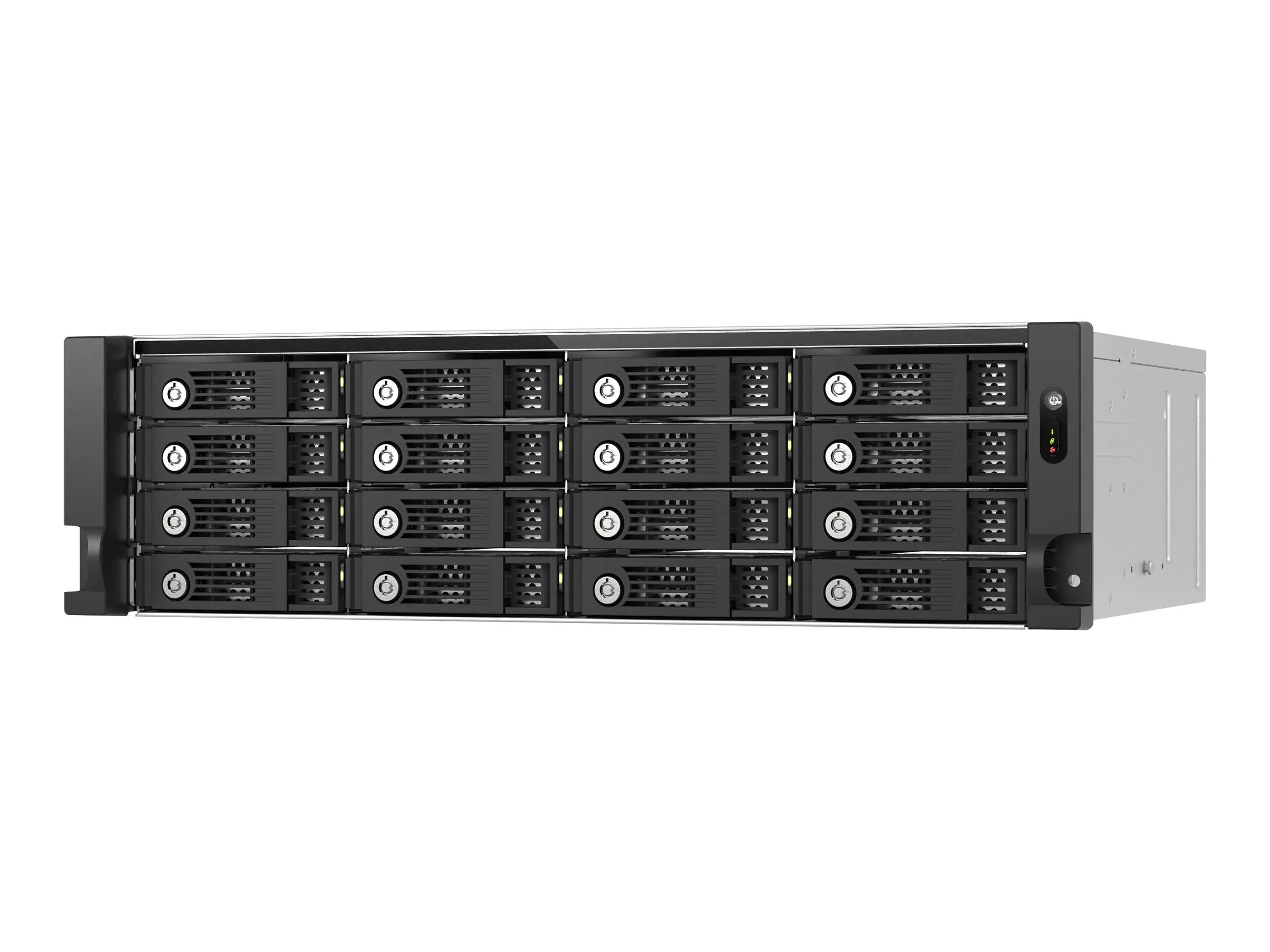 QNAP TL-R1600PES-RP Speicherlaufwerksgehäuse HDD / SSD-Gehäuse Schwarz, Grau 2.5/3.5"