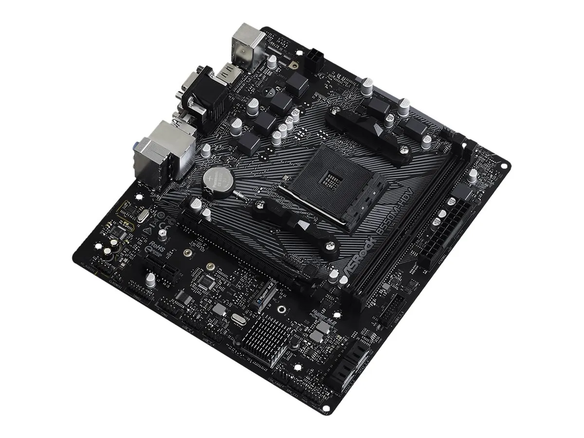 ASRock B550M-HDV                 AM4 mATX DVI/HDMI      DDR4 retail