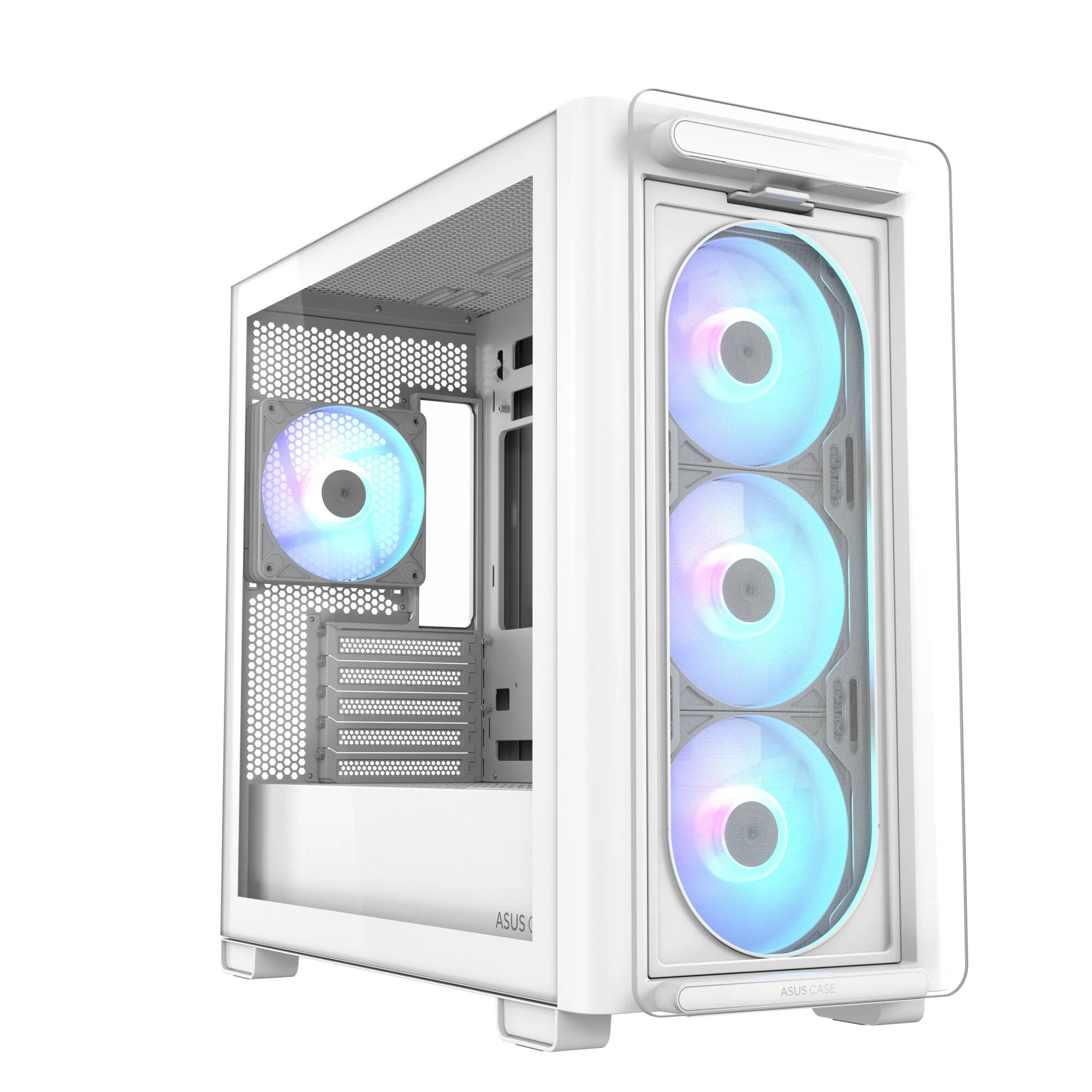 ASUS A23 PLUS TG ARGB WHITE Micro Tower Weiß – Bild 5