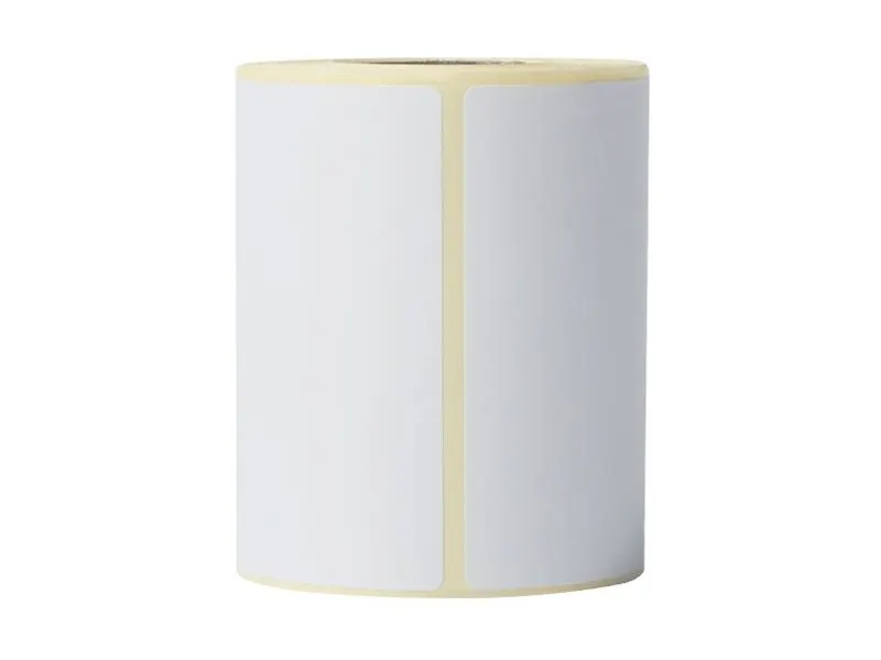 Einzeletikettenrolle Brother weiss 76x44mm 400St./Rolle 8er