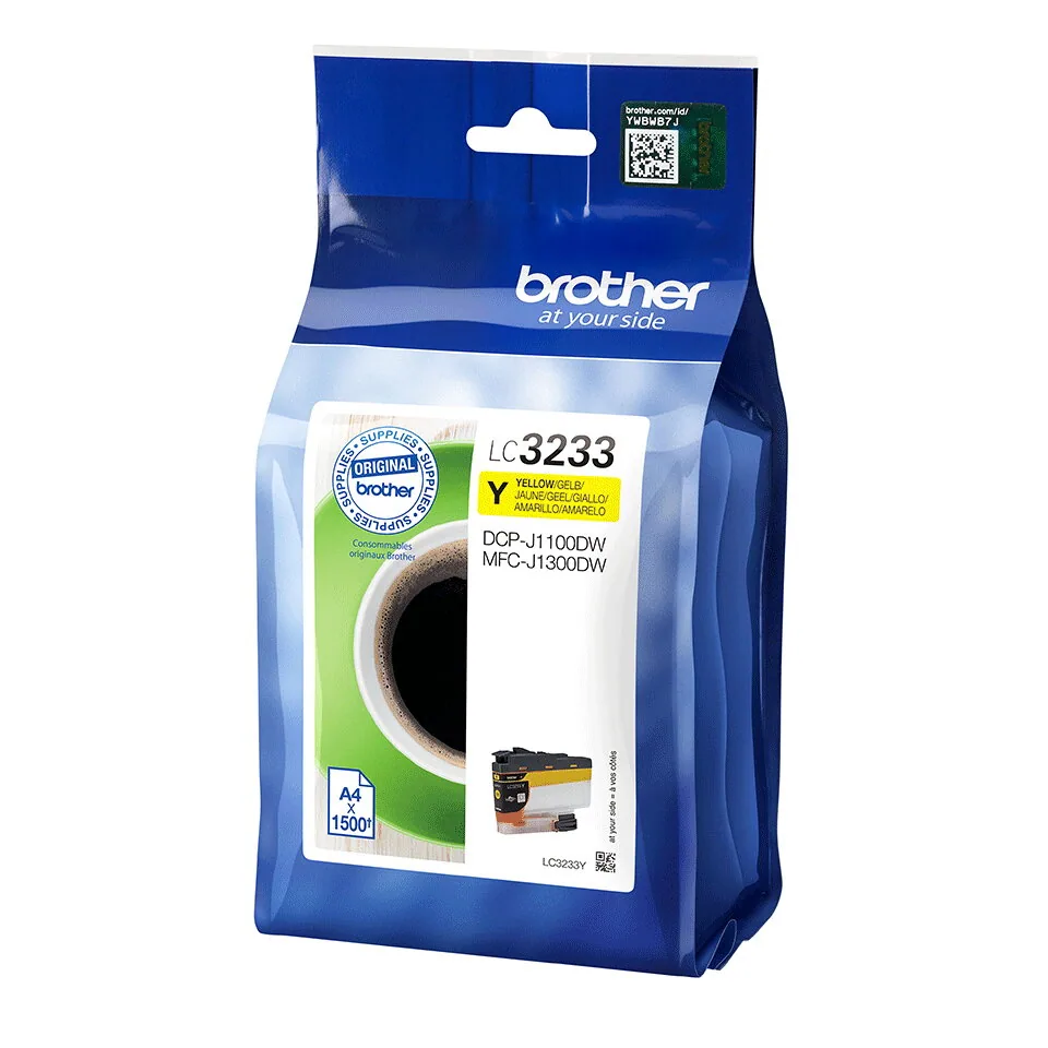 Brother LC3233Y Druckerpatrone 1 Stück(e) Original Standardertrag Gelb – Bild 2