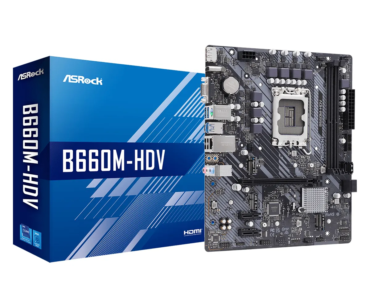 ASRock B660M-HDV 1700 mATX HDMI/DP DDR4