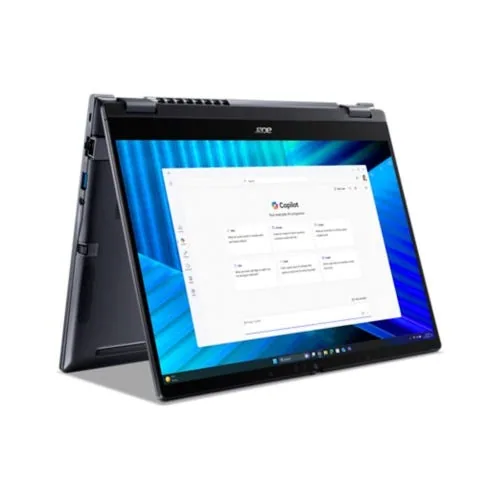 Acer TravelMate TMP414RN-55-TCO-58UA Intel Core Ultra 5 225U Hybrid (2-in-1) 35,6 cm (14") Touchscreen WUXGA 16 GB DDR5-SDRAM 512 GB SSD Wi-Fi 7 (802.11be) Windows 11 Pro Blau QWERTZ Deutsch – Bild 8