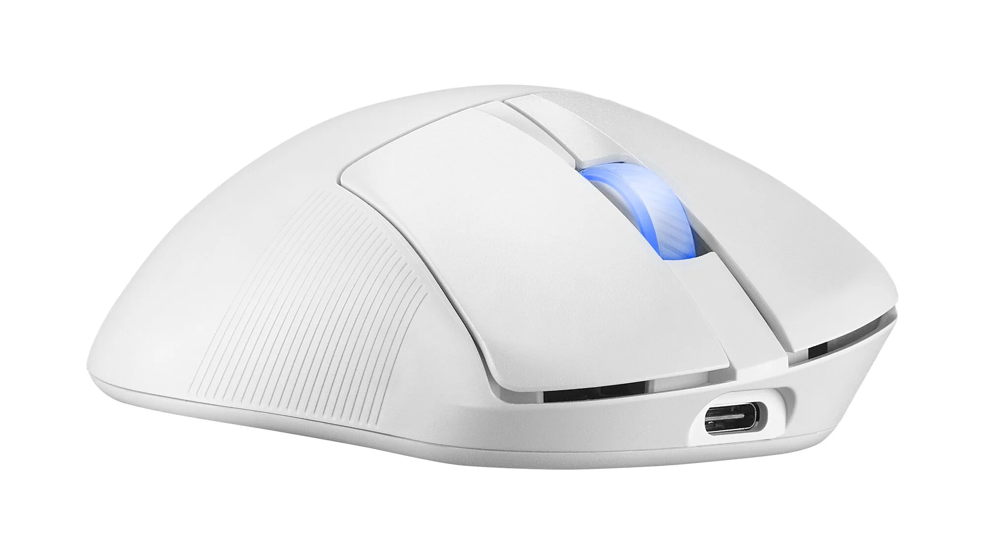 ASUS ROG Keris II Ace Wireless AimPoint White Maus Gaming Rechts RF Wireless + Bluetooth + USB Type-A Optisch 42000 DPI – Bild 6