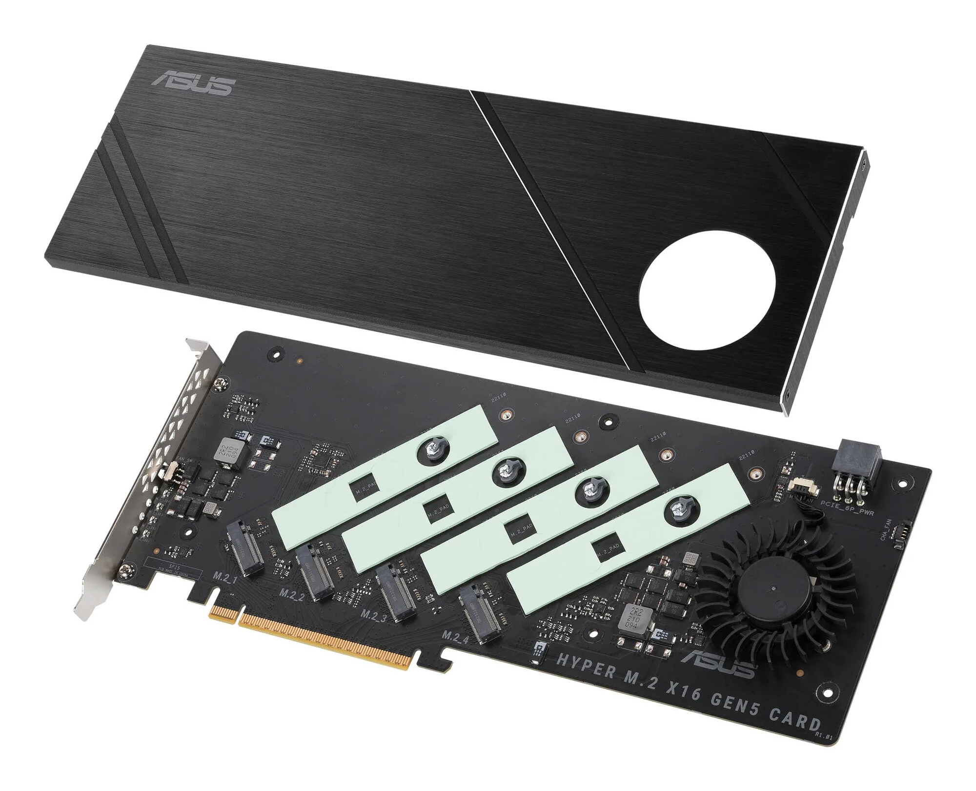 ASUS Hyper M.2 x16 Gen5 Card Schnittstellenkarte/Adapter Eingebaut – Bild 5