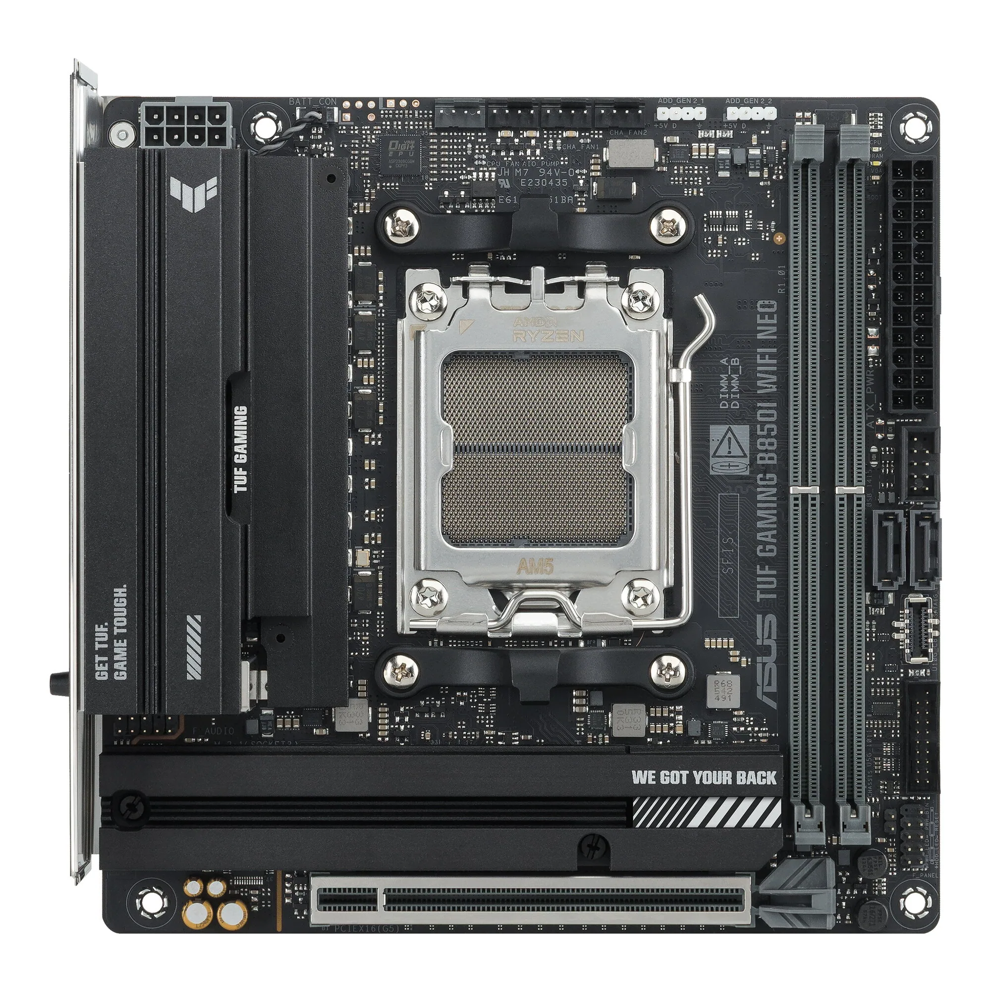 ASUS TUF Gaming B850I WIFI NEO AMD B850 Sockel AM5 mini ITX – Bild 1