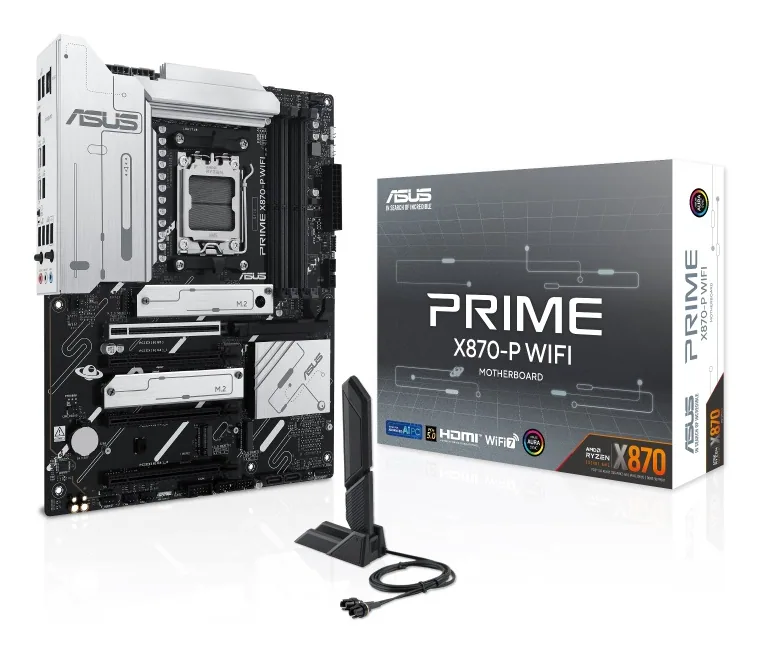 ASUS Prime X870-P WIFI AMD X870 Sockel AM5 ATX – Bild 1