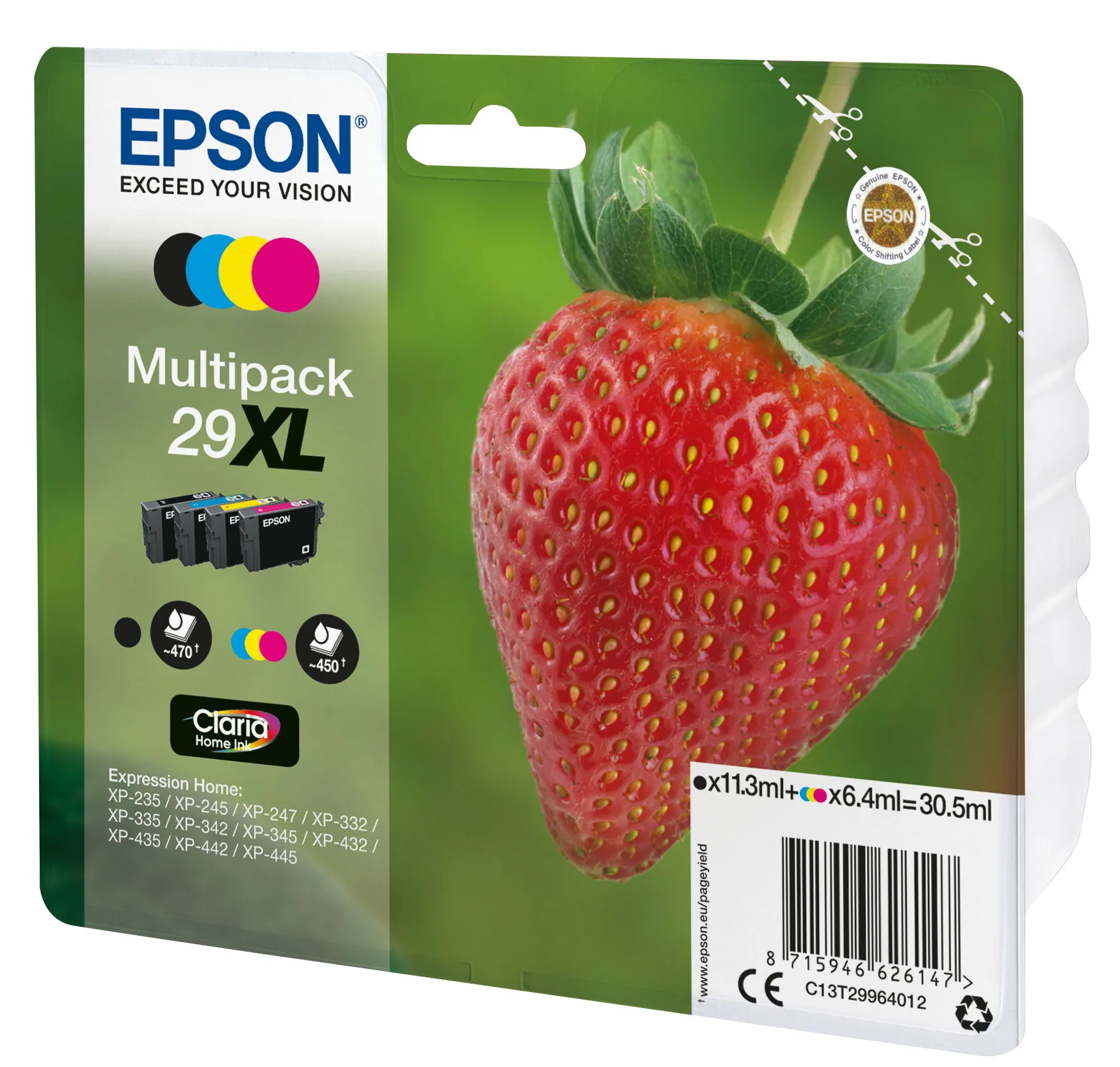 Epson Strawberry Multipack 4-colours 29XL Claria Home Ink – Bild 7