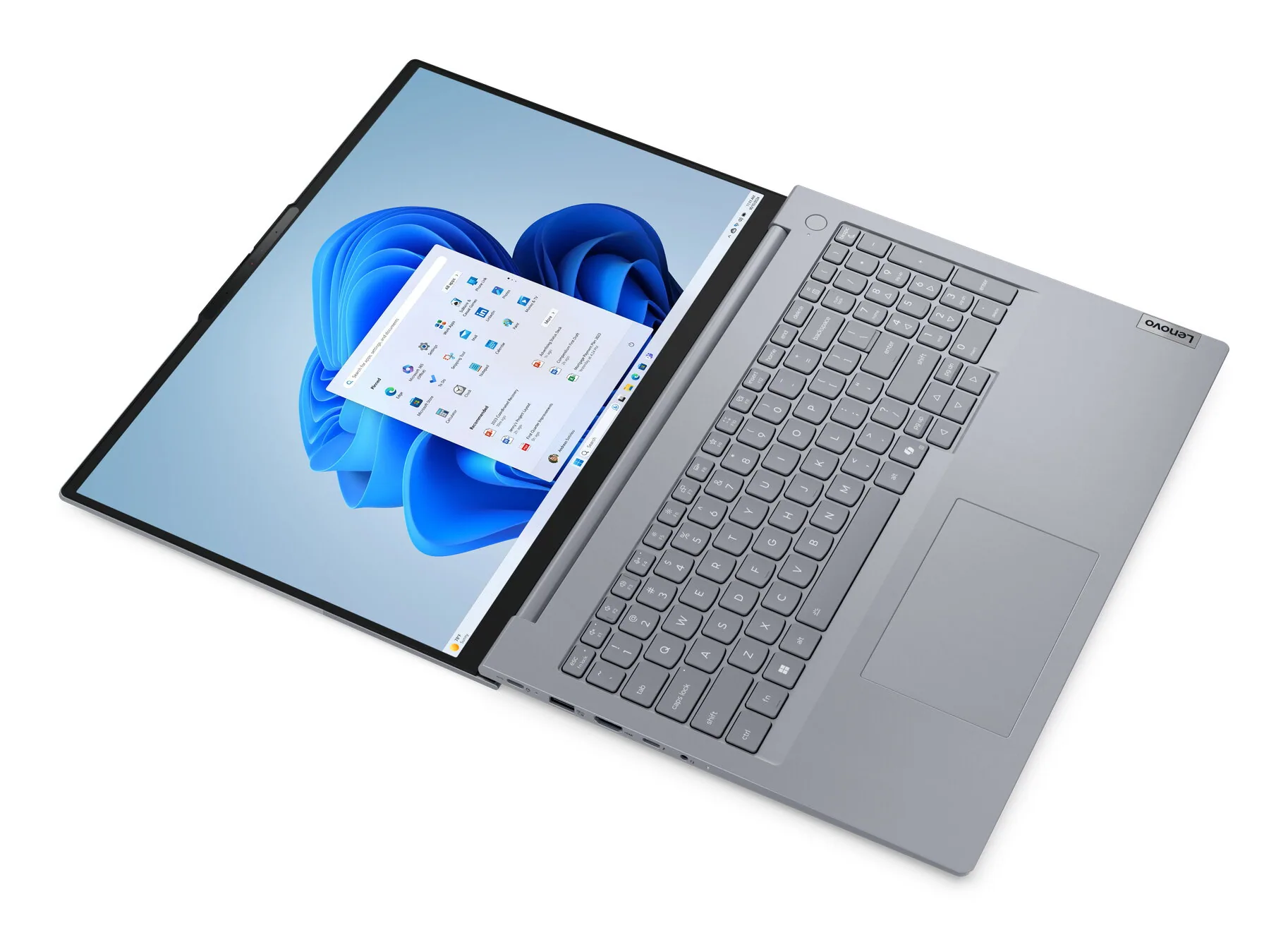 Lenovo ThinkBook 16 G8 IAL Intel Core Ultra 5 135H Laptop 40,6 cm (16") WUXGA 16 GB DDR5-SDRAM 512 GB SSD Wi-Fi 6E (802.11ax) Windows 11 Pro Grau Deutsch – Bild 5