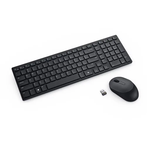 DELL Pro kompakte und leise Tastatur und Maus – KM555 - US international (QWERTY) – Bild 3