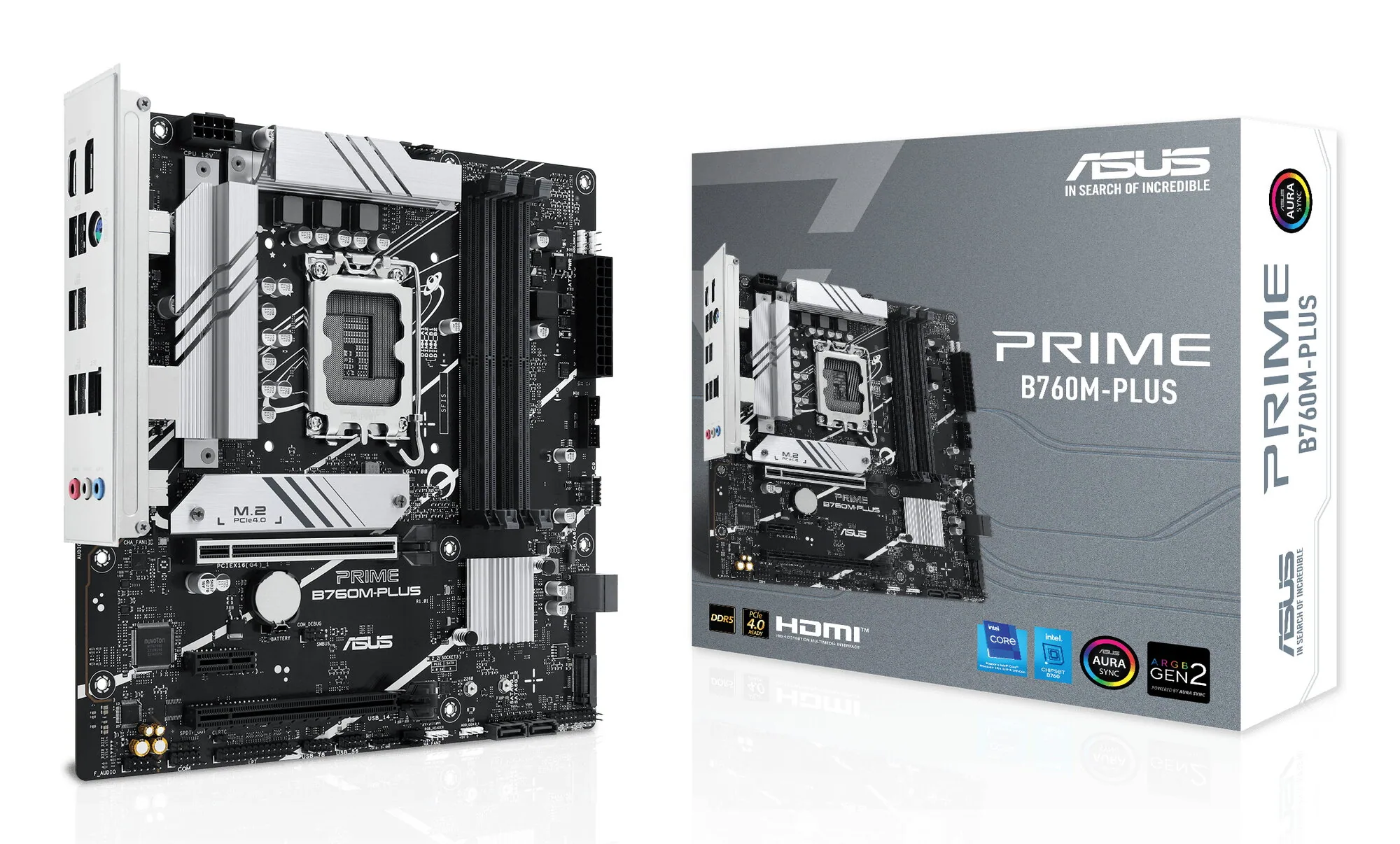 ASUS PRIME B760M-PLUS Intel B760 LGA 1700 micro ATX – Bild 1