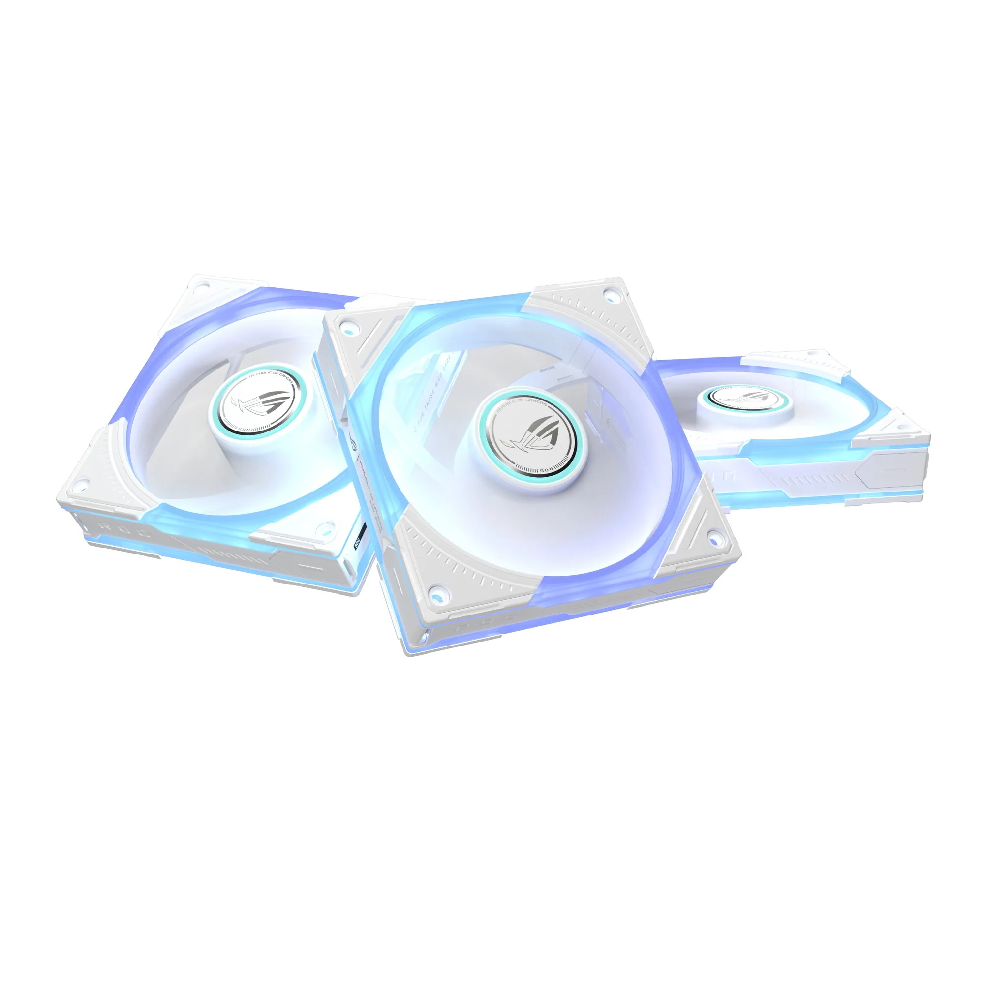 ASUS ROG Eurux GR120 ARGB Fan White Triple Pack Computergehäuse Ventilator 12 cm Weiß 3 Stück(e) – Bild 2