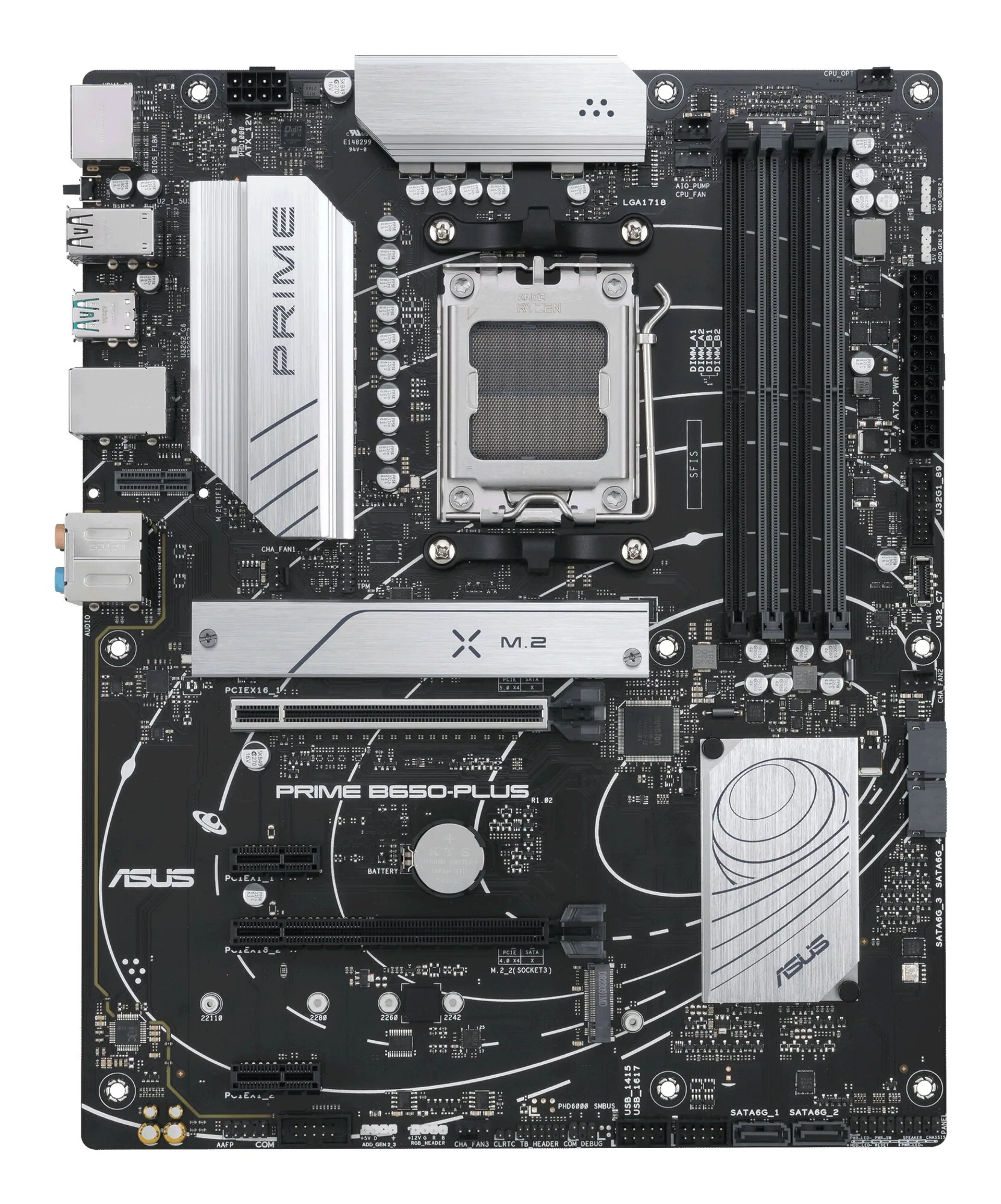 ASUS PRIME B650-PLUS-CSM AMD B650 Sockel AM5 ATX – Bild 2