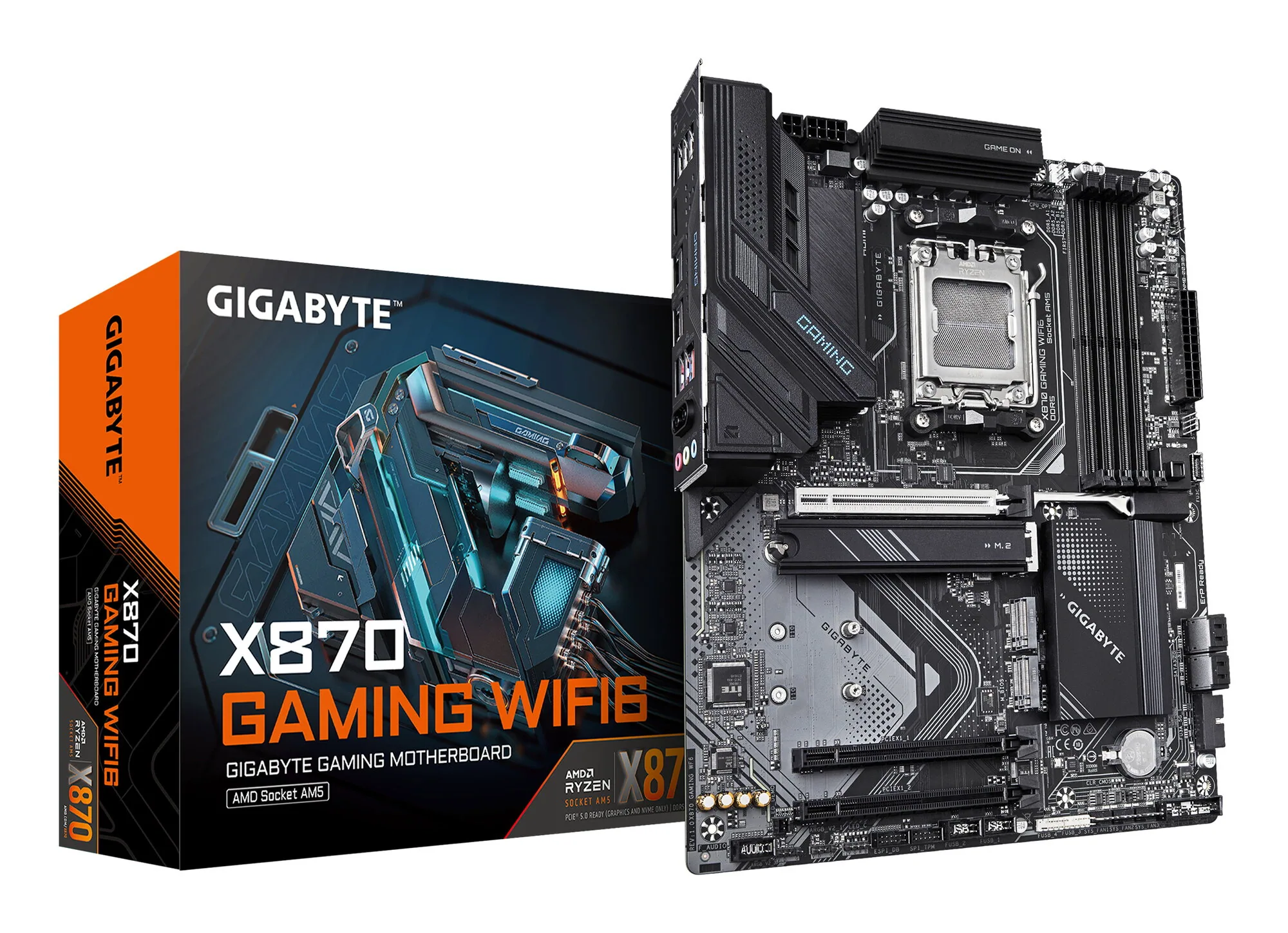 GIGABYTE X870 GAMING WIFI6 Mainboard – Bild 1