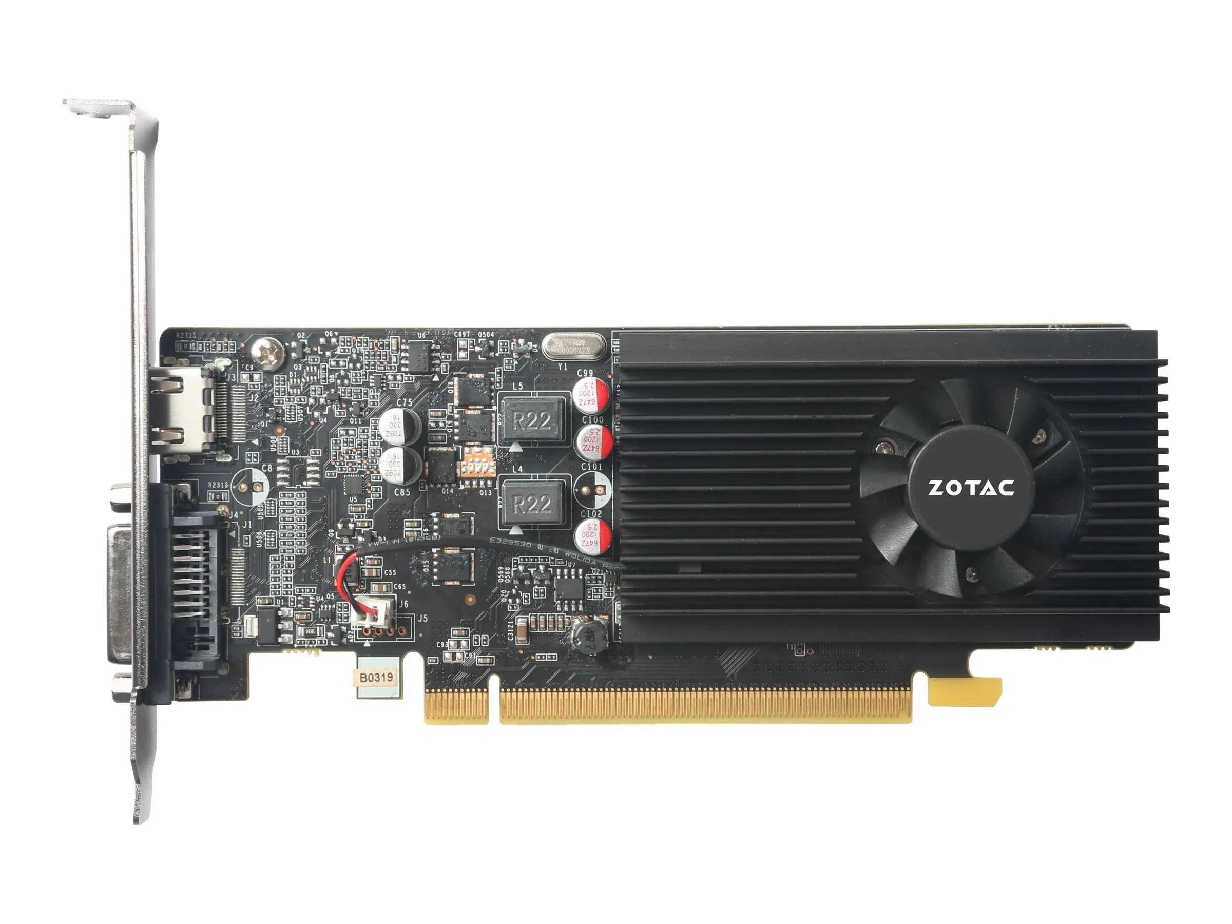 Zotac GT 1030 2 GB PCI-E DVI HDMI