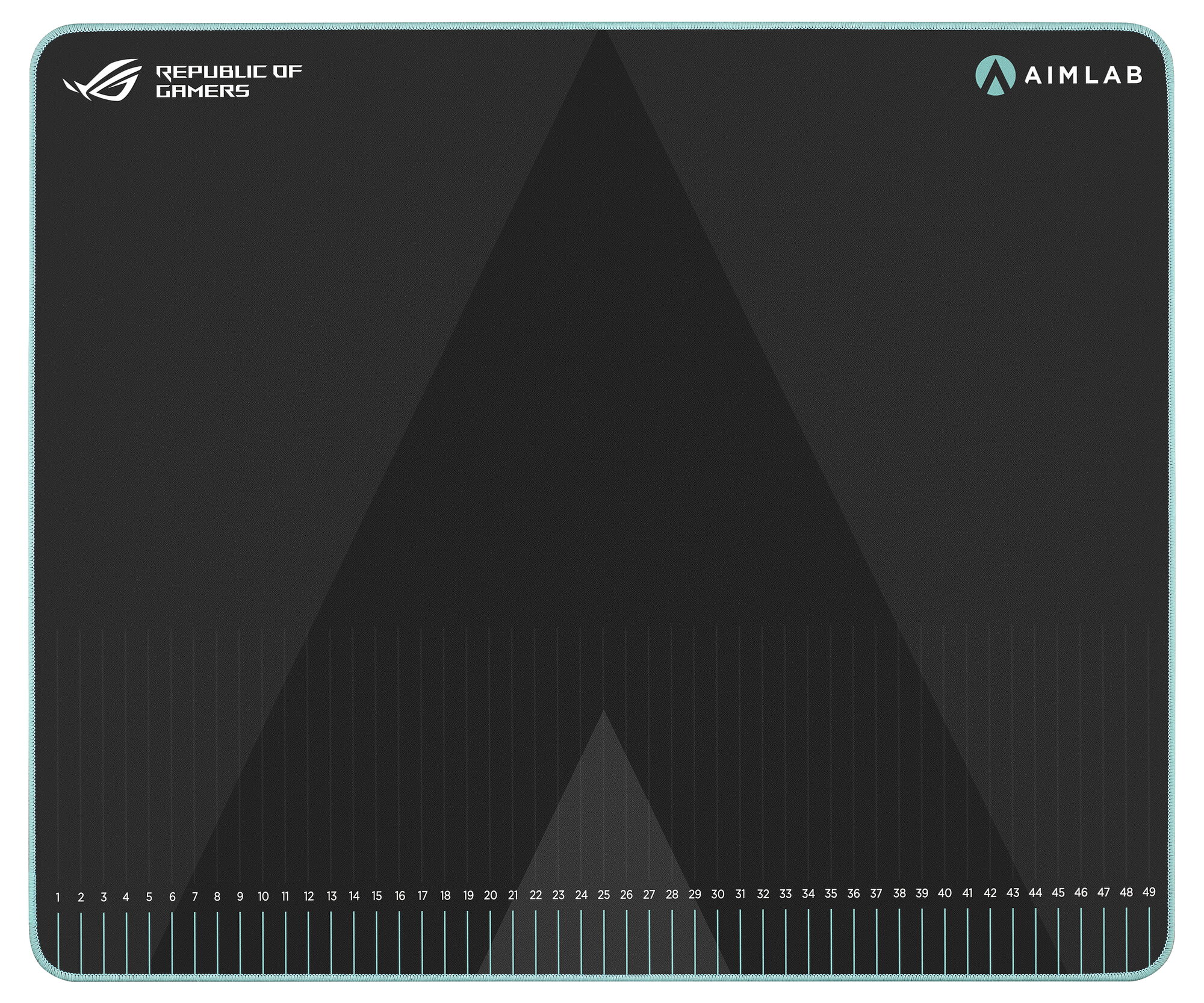 ASUS ROG Hone Ace Aim Lab Edition Gaming-Mauspad Schwarz – Bild 1