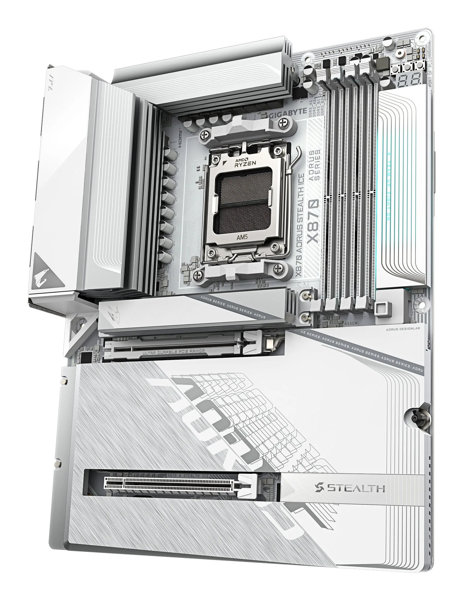 GIGABYTE X870 AORUS STEALTH ICE Mainboard – Bild 5