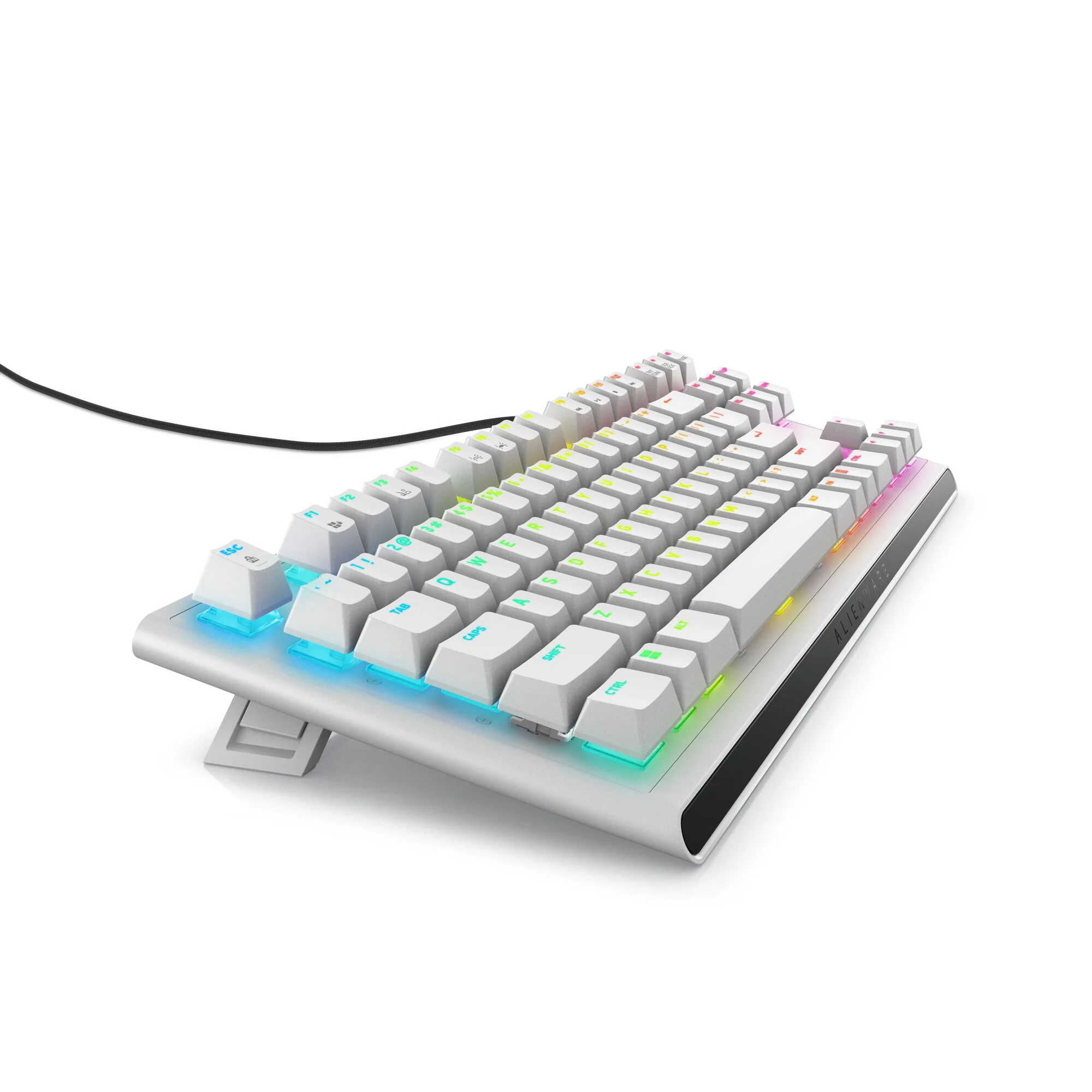 Alienware AW420K Tastatur Gaming USB QWERTY US International Weiß – Bild 3