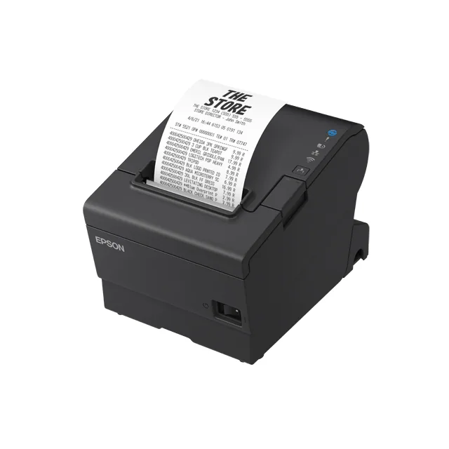 Epson TM-T88VII (112A0): USB, Eth, Serial, PS, Buzz, UK, Black – Bild 1