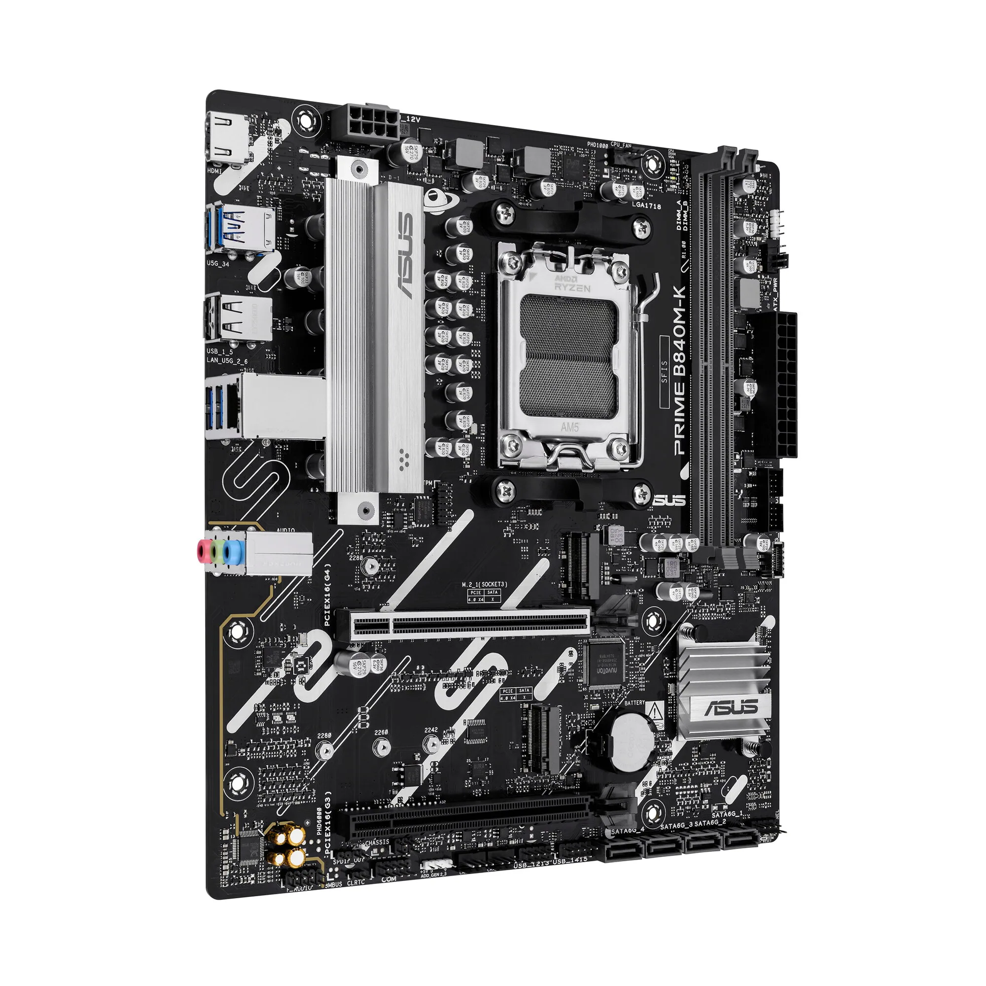 ASUS PRIME B840M-K AMD B840 Sockel AM5 micro ATX – Bild 3