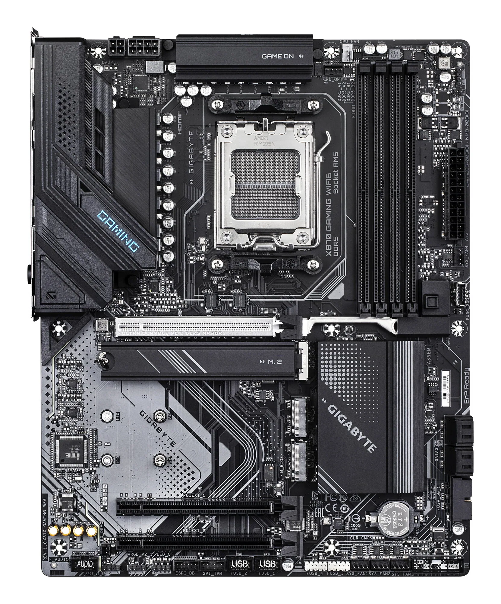 GIGABYTE X870 GAMING WIFI6 Mainboard – Bild 2