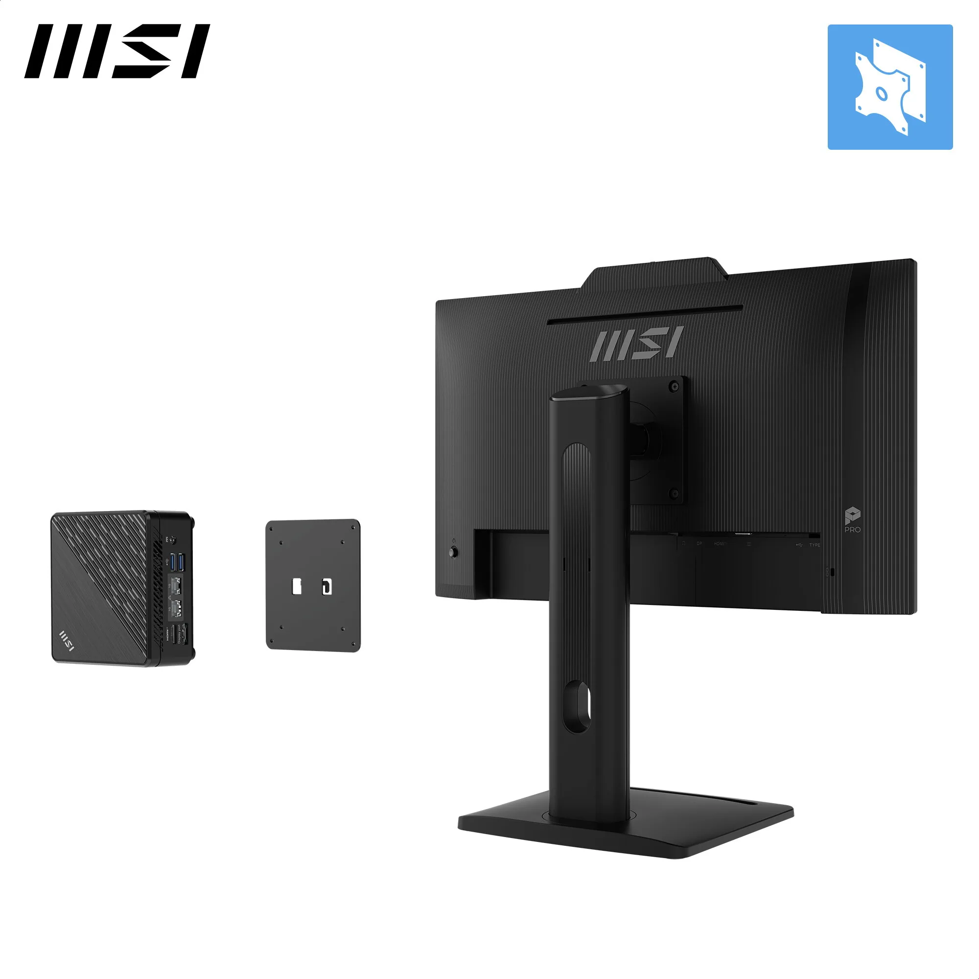 MSI Pro MP242PMGDE Computerbildschirm 60,5 cm (23.8") 1920 x 1080 Pixel Full HD LCD Schwarz – Bild 8