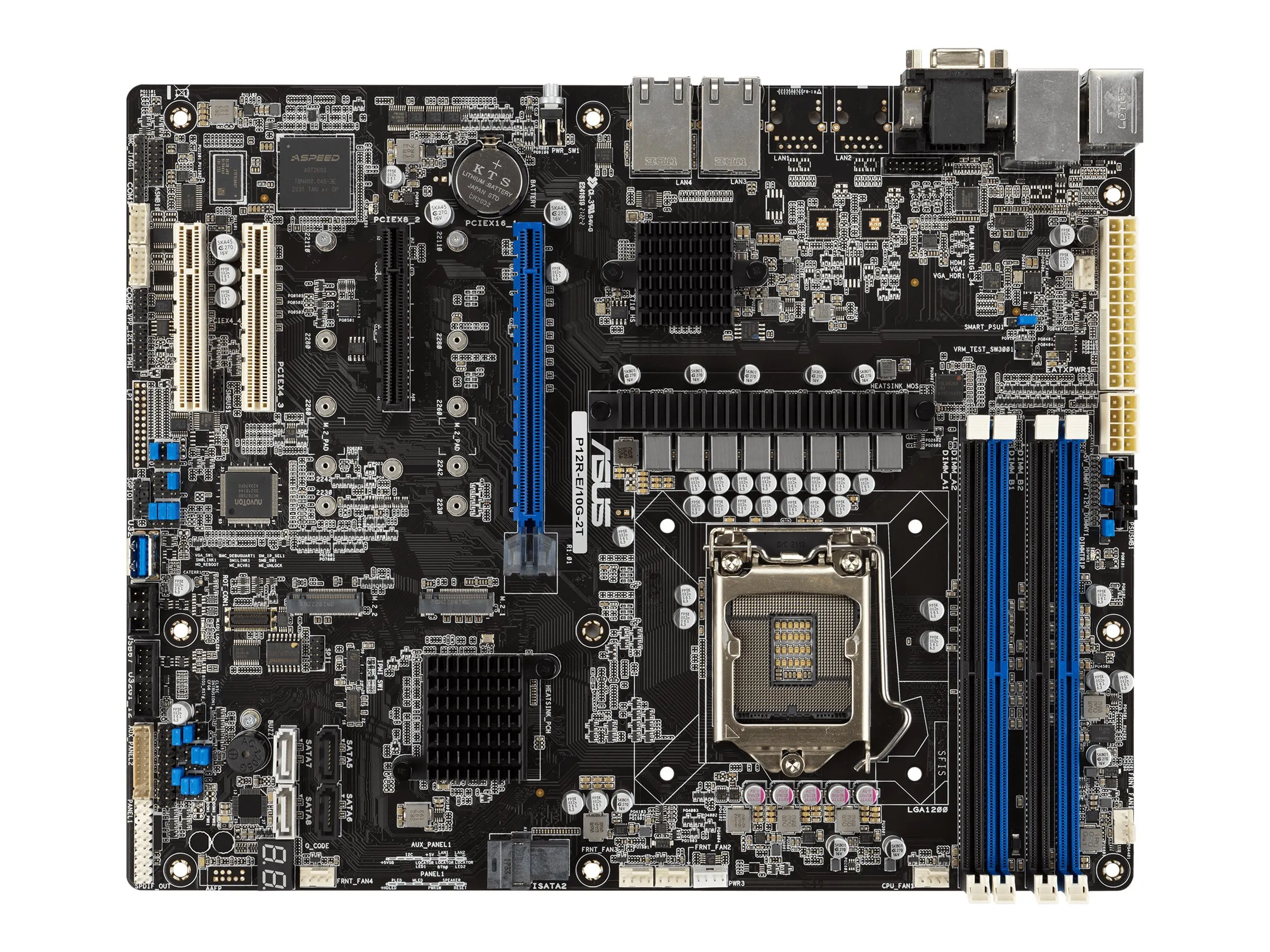 ASUS P12R-E/10G-2T       ATX  1x LGA 1200 DDR4  2x10G