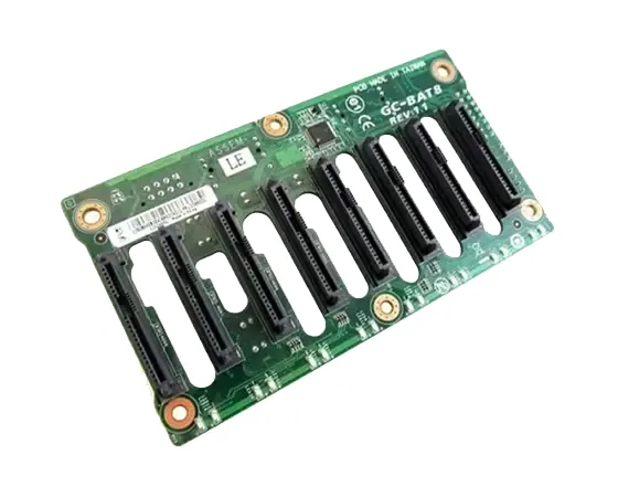 Lenovo 7XH7A05906 Hard Drive Backplane 2.5" I/O ports panel Grün – Bild 1