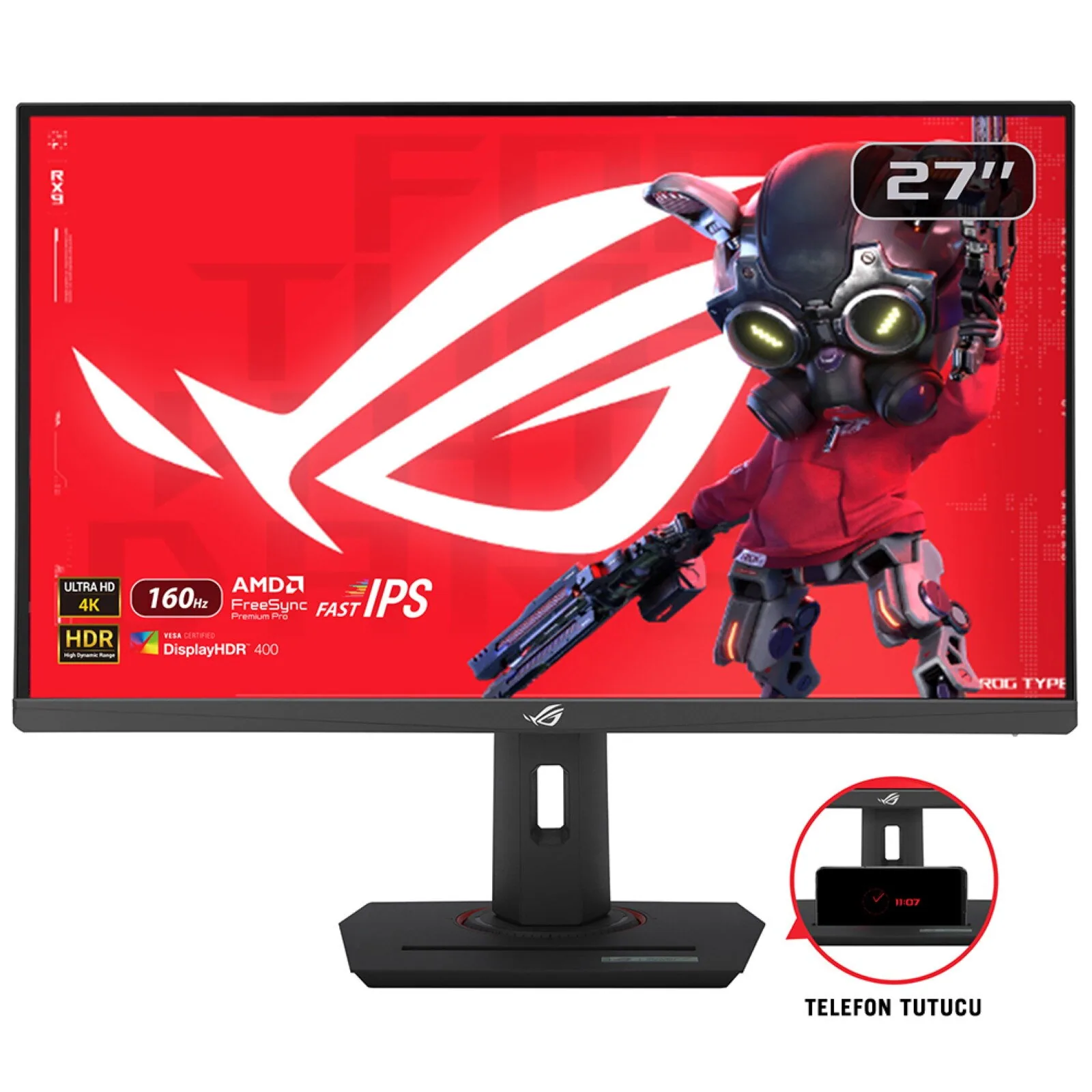 ASUS XG27UCS Computerbildschirm 68,6 cm (27") 3840 x 2160 Pixel 4K Ultra HD LCD Schwarz – Bild 1