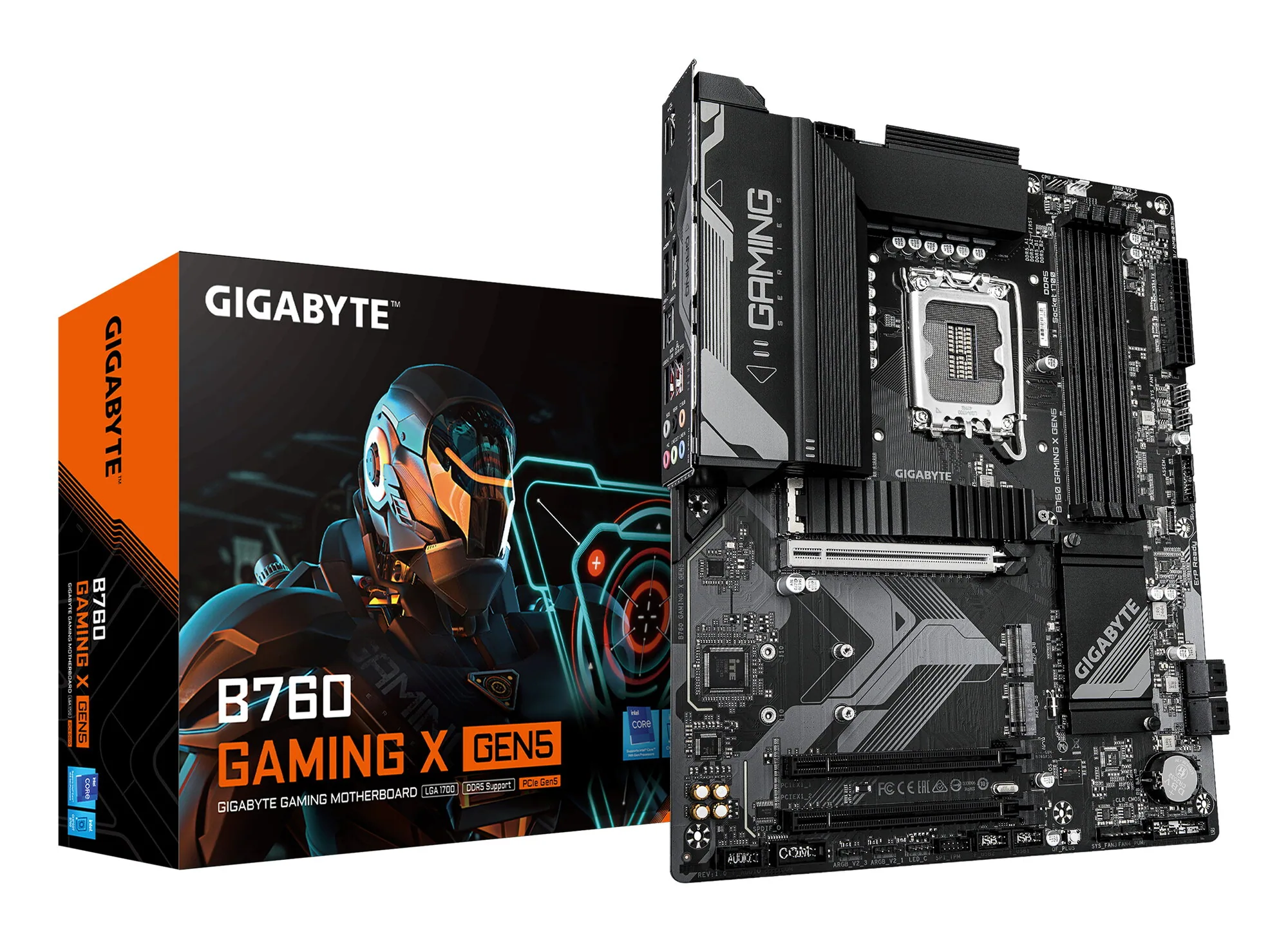 GIGABYTE B760 GAMING X GEN5 Mainboard – Bild 1