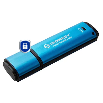 Kingston Technology IronKey 16GB USB-C Vault Privacy 50C AES-256 verschlüsselter, FIPS 197 – Bild 2