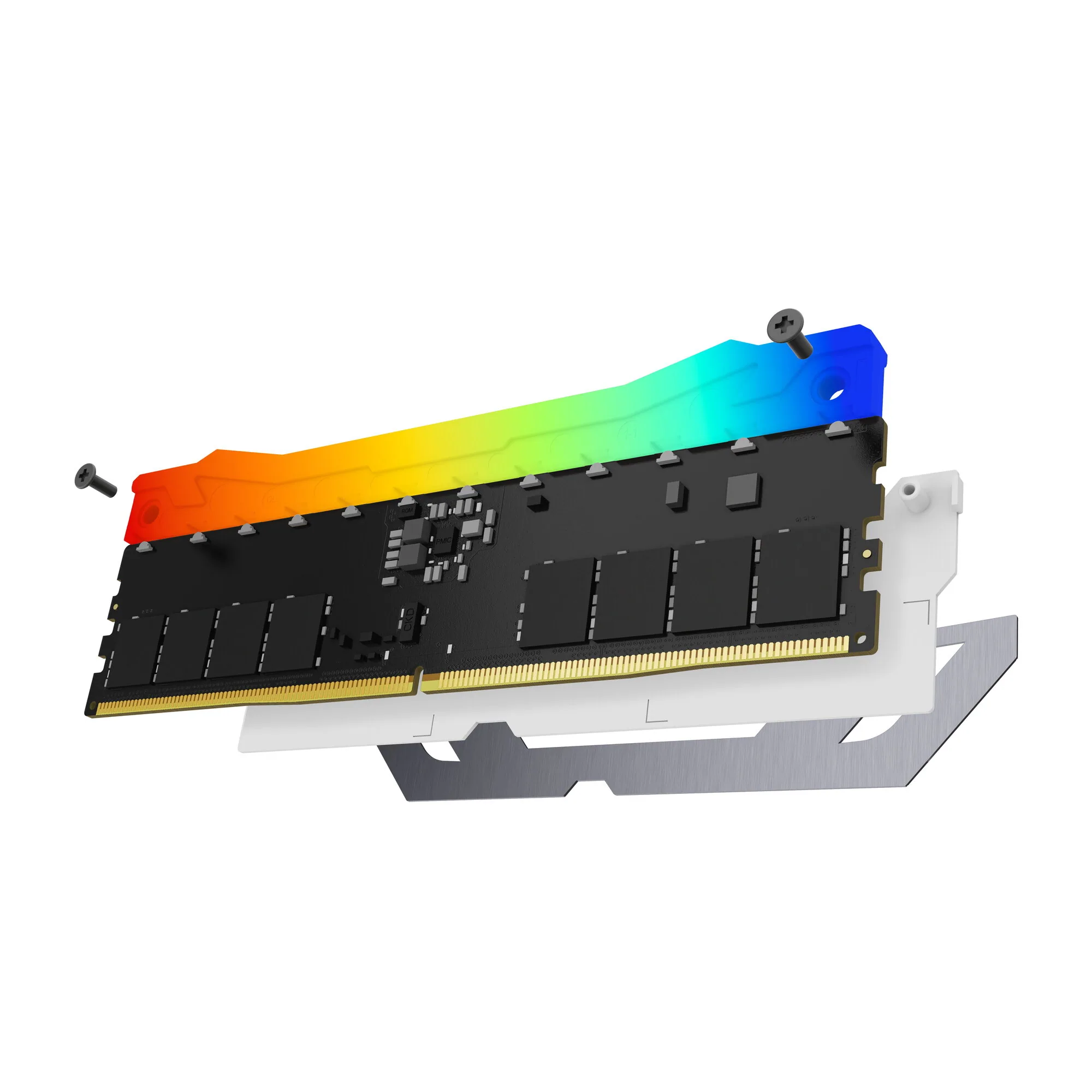 Kingston Technology FURY 48GB 8400MT/s DDR5 CL40 CUDIMM (2er-Kits) Renegade RGB Weiß XMP – Bild 7