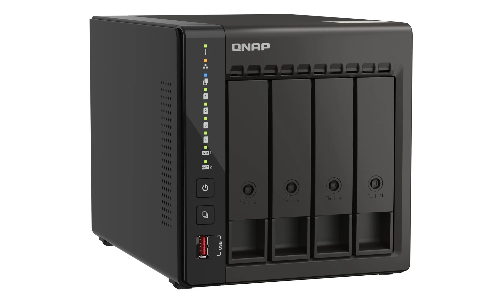 QNAP QVP-41C NAS & Speicherserver Tower Intel® Celeron® J6412 8 GB DDR4 0 TB Schwarz – Bild 3