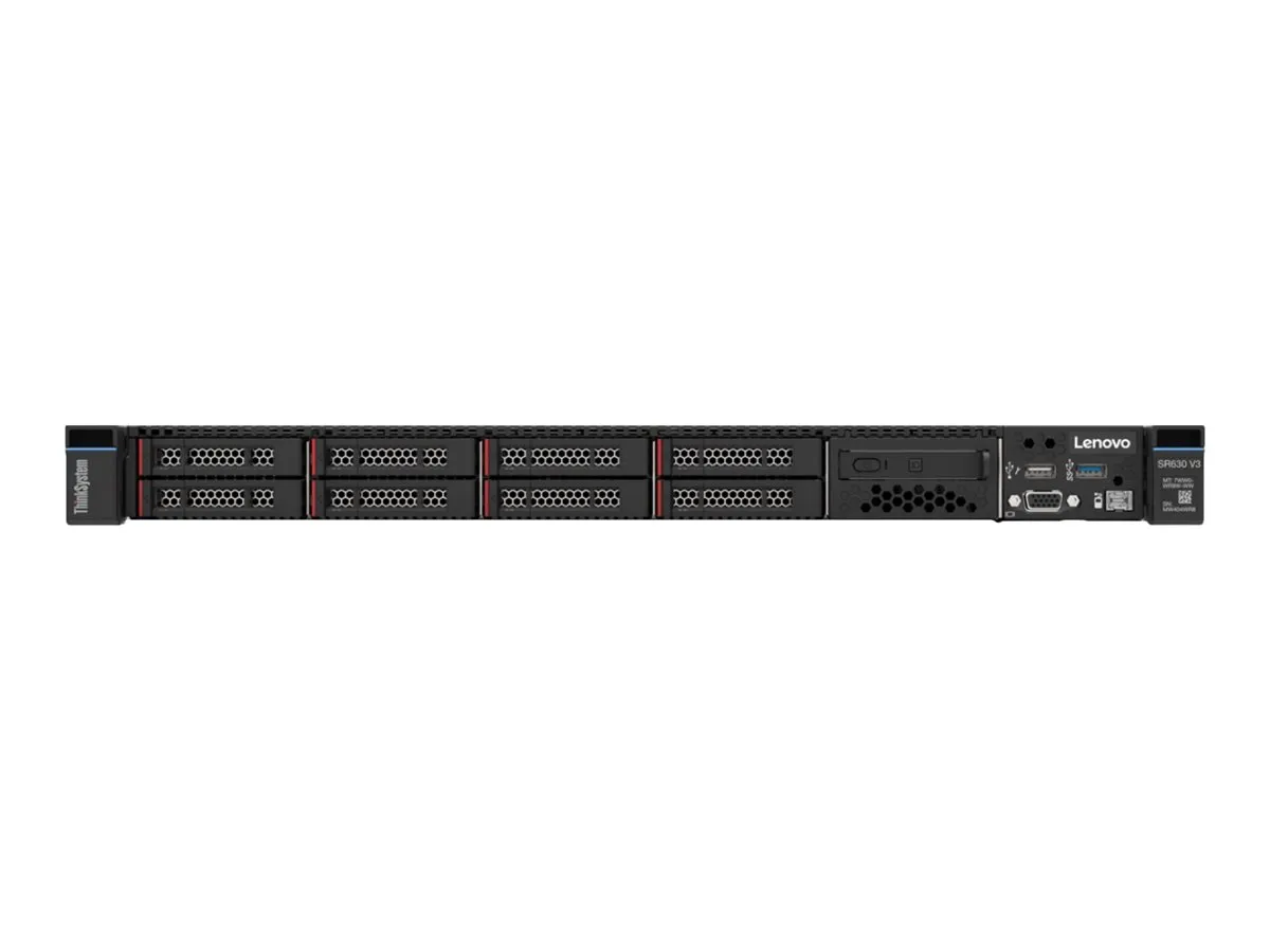 Lenovo ThinkSystem SR630 V3 Server Rack (1U) Intel® Xeon Silver 4510 2,4 GHz 32 GB DDR5-SDRAM 1100 W (7D73A045EA)