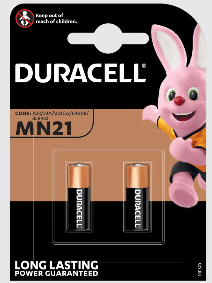 Duracell Knopfzelle MN21 Blister – Bild 1