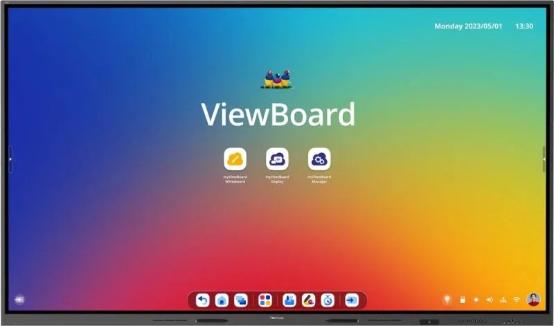 Viewsonic IFP110 Interaktives Whiteboard 2,79 m (110") 3840 x 2160 Pixel Touchscreen Schwarz HDMI – Bild 1