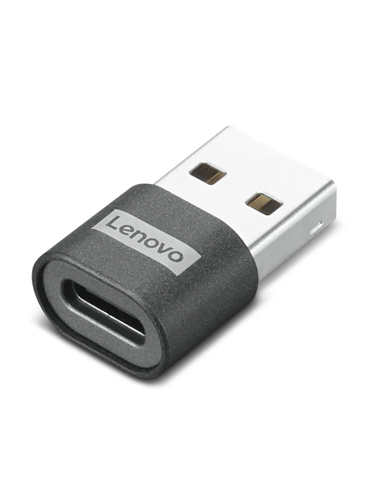 Lenovo 4X91C99226 Kabeladapter USB-C USB-A Schwarz – Bild 3