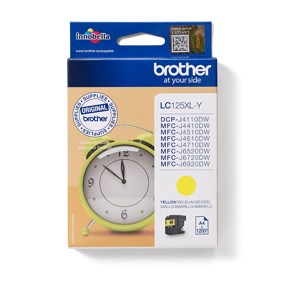 Brother LC-125XLY Druckerpatrone 1 Stück(e) Original Gelb – Bild 2