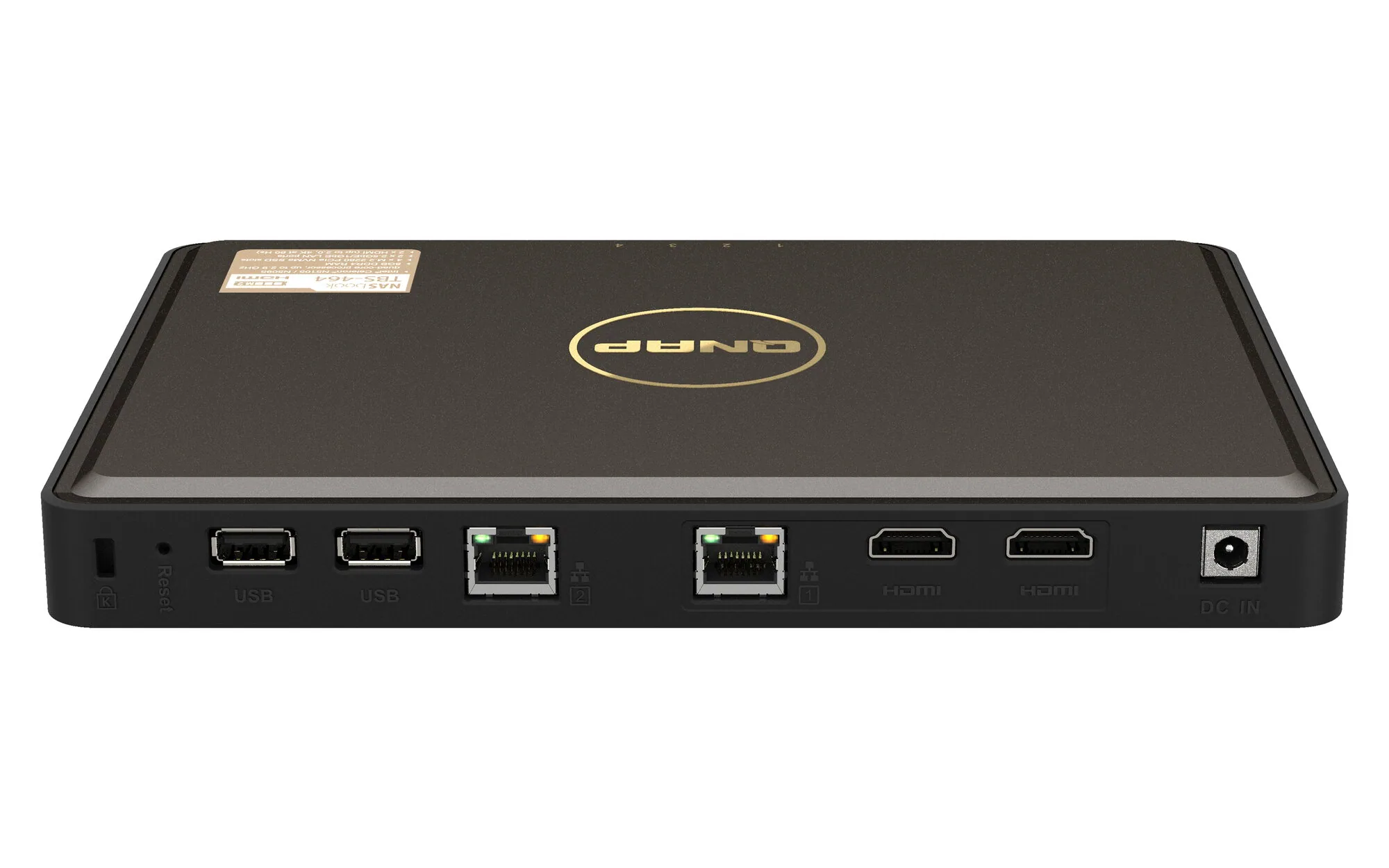 QNAP TBS-464 NAS Desktop Intel® Celeron® N5105 8 GB DDR4 0 TB QNAP Turbo System Schwarz – Bild 2