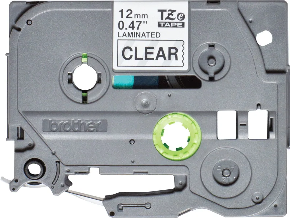 Brother TZE131S Etiketten erstellendes Band Schwarz auf transparent TZe – Bild 1