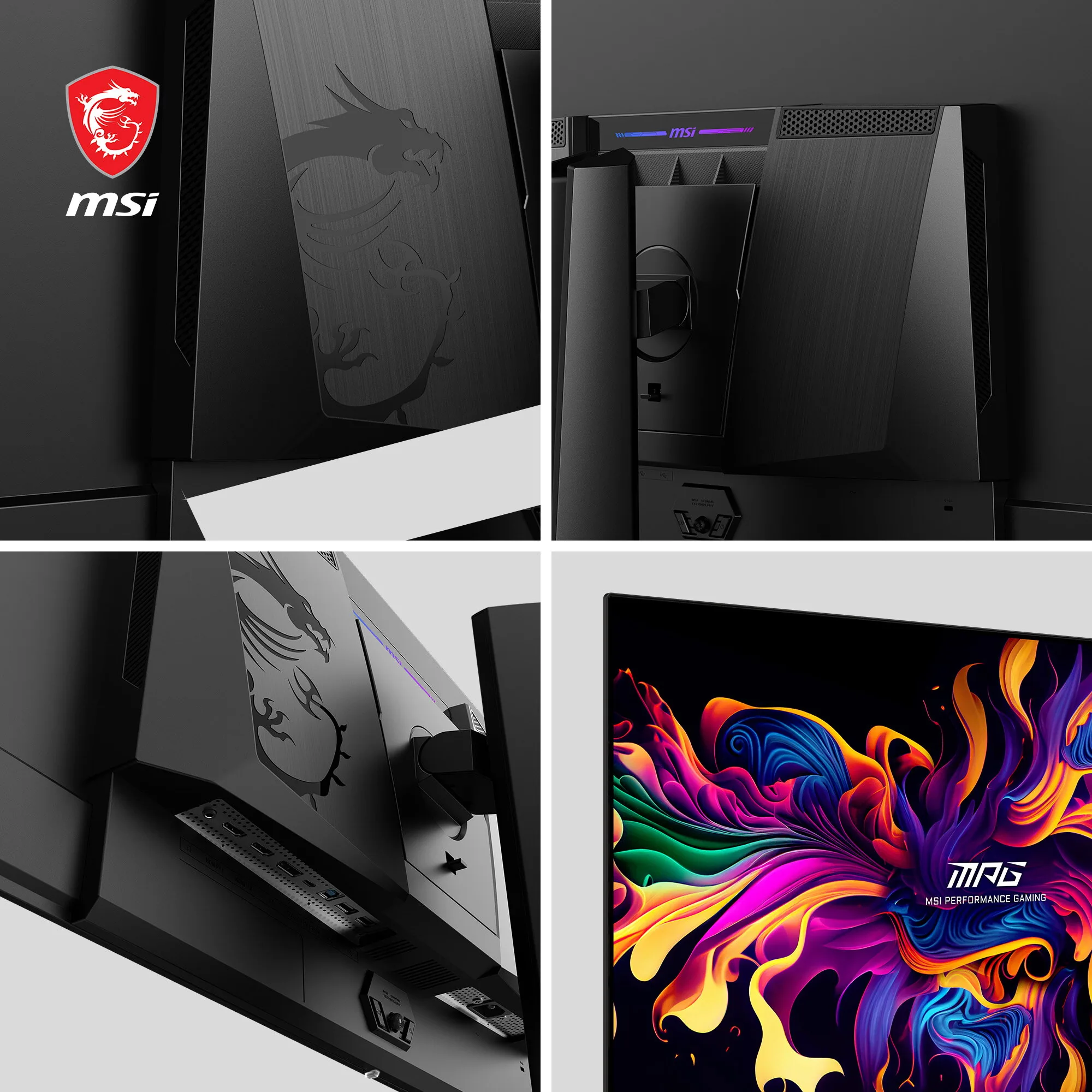 MSI MPG 271QRXDE QD-OLED Computerbildschirm 67,3 cm (26.5") 2560 x 1440 Pixel Wide Quad HD Schwarz – Bild 4